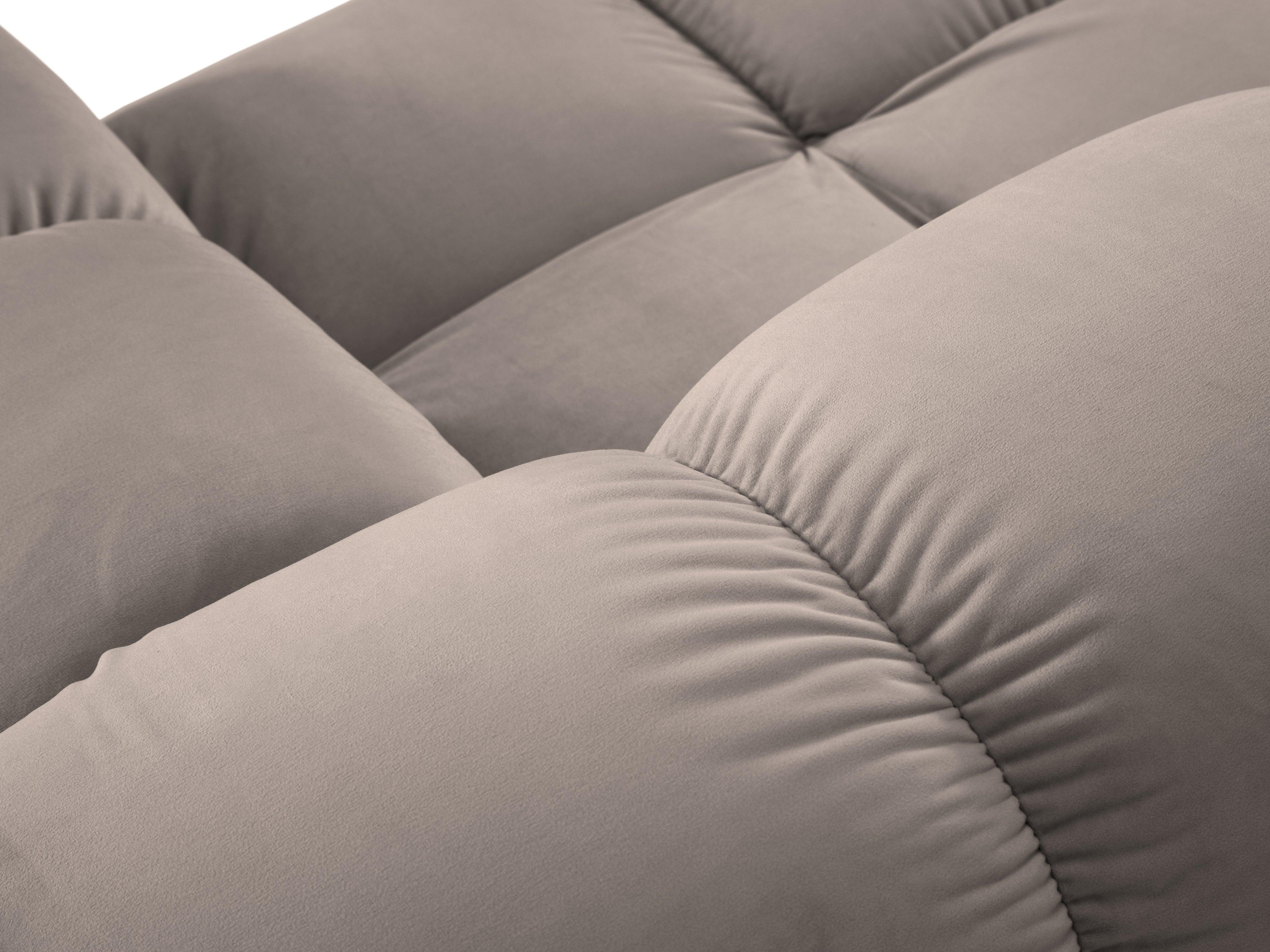 Sofa modułowa aksamitna lewostronna 4-osobowa TROPEA cappuccino Milo Casa Eye on Design