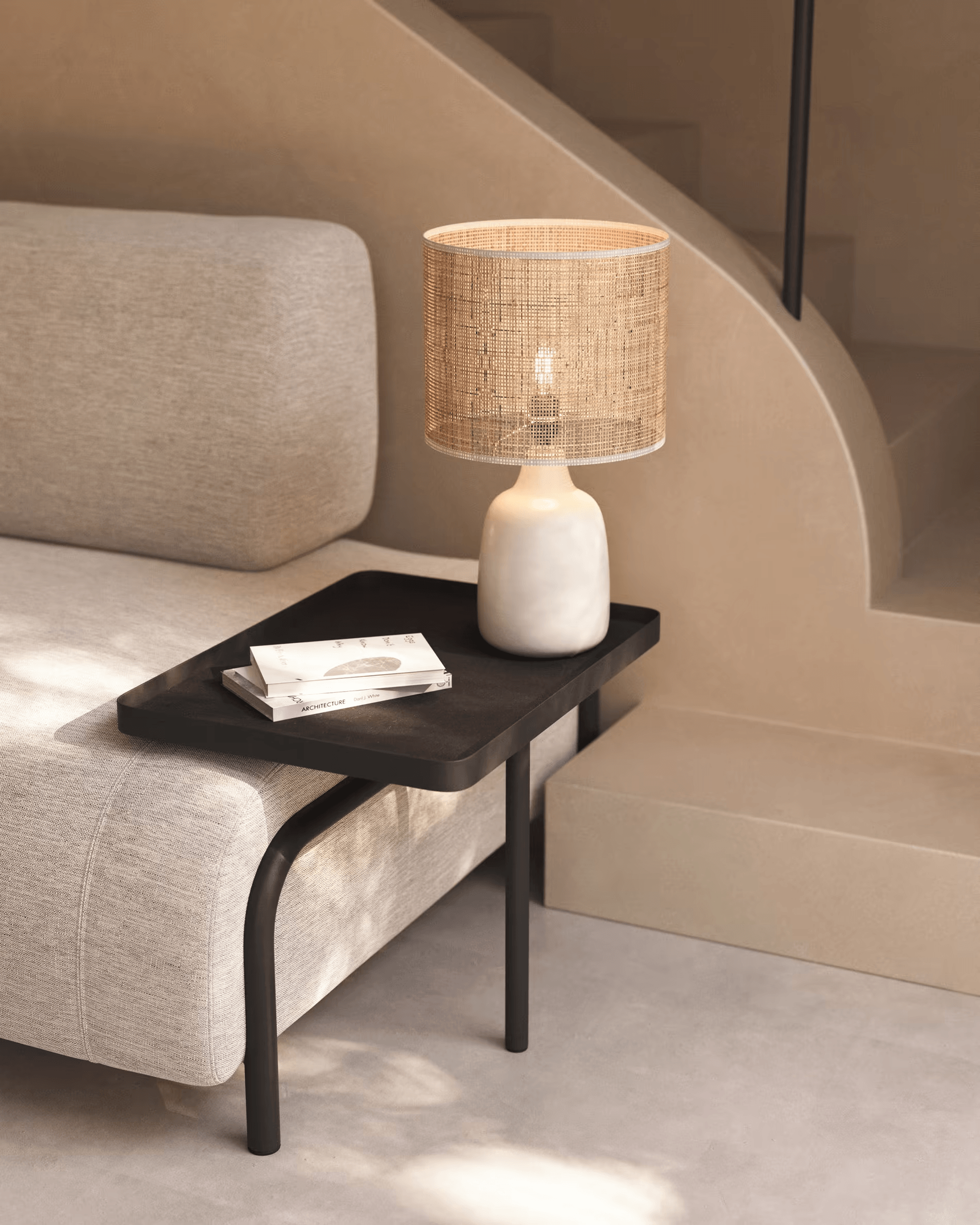 Sofa modułowa COMPO - taca La Forma 40x54 cm czarny Eye on Design