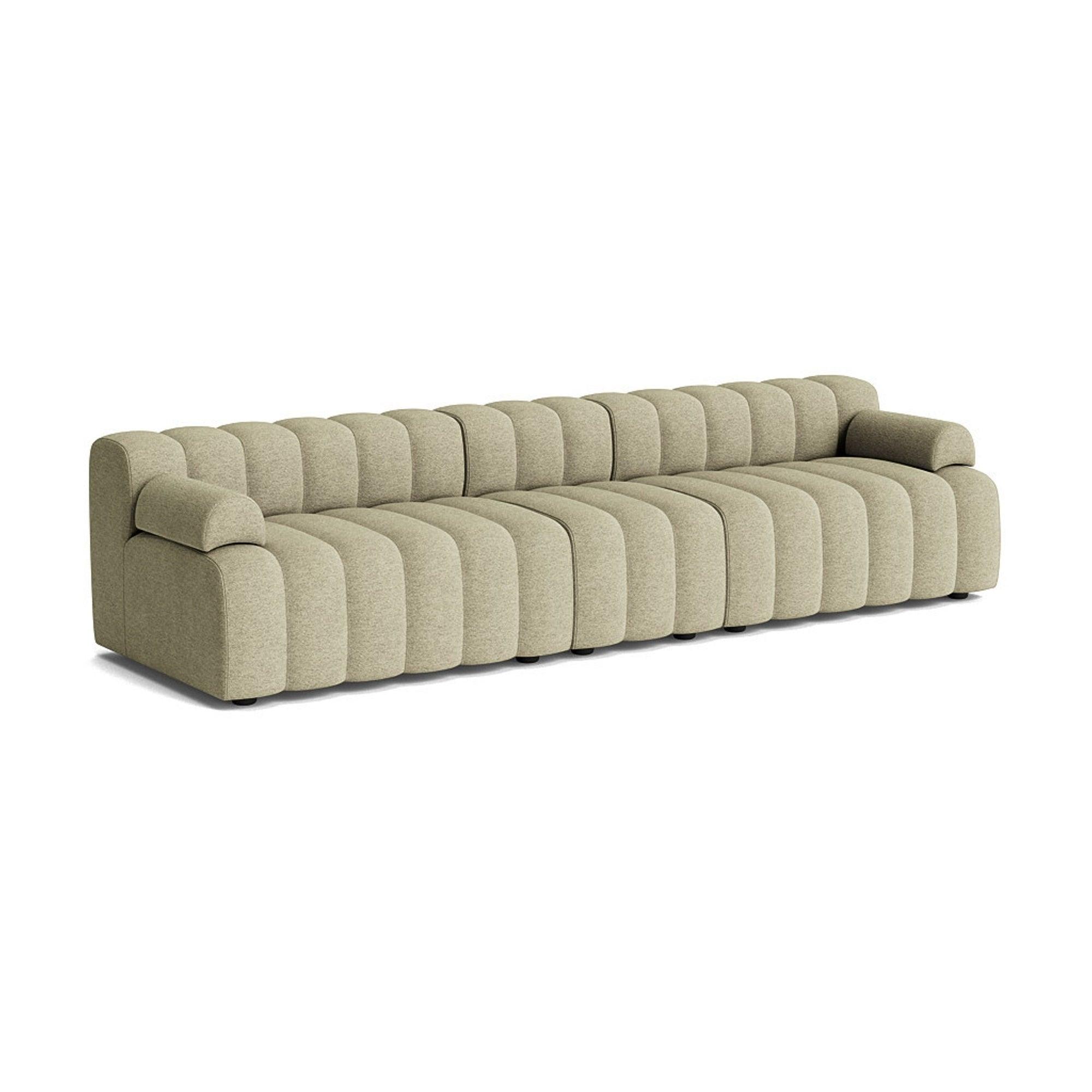 Sofa modułowa duża STUDIO boucle zielony NORR11 Eye on Design