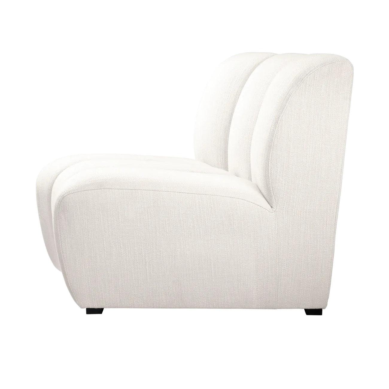 Sofa modułowa LANDO - element środkowy biały Eichholtz Eye on Design