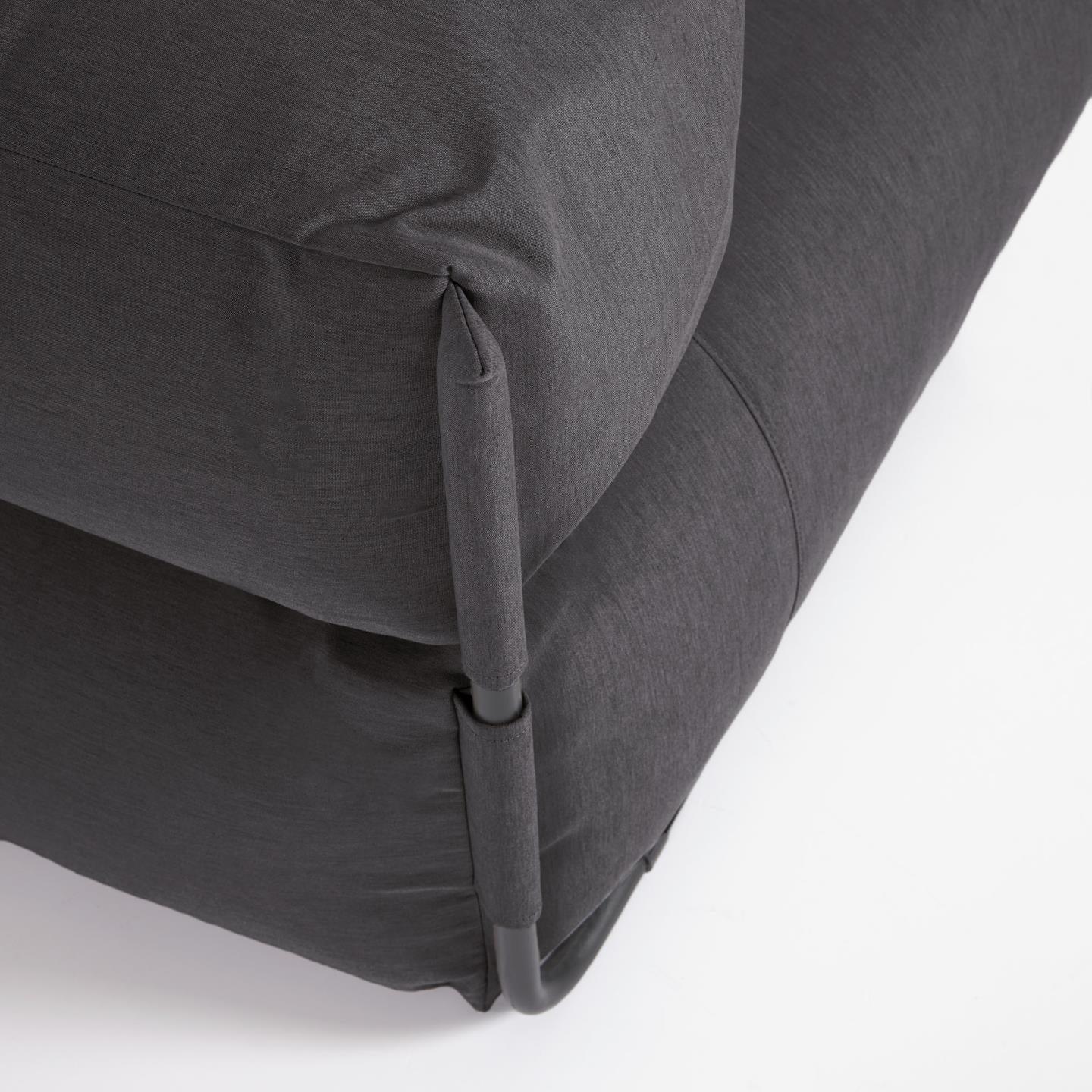 Sofa modułowa ogrodowa SQUARE - fotel ciemnoszary La Forma Eye on Design