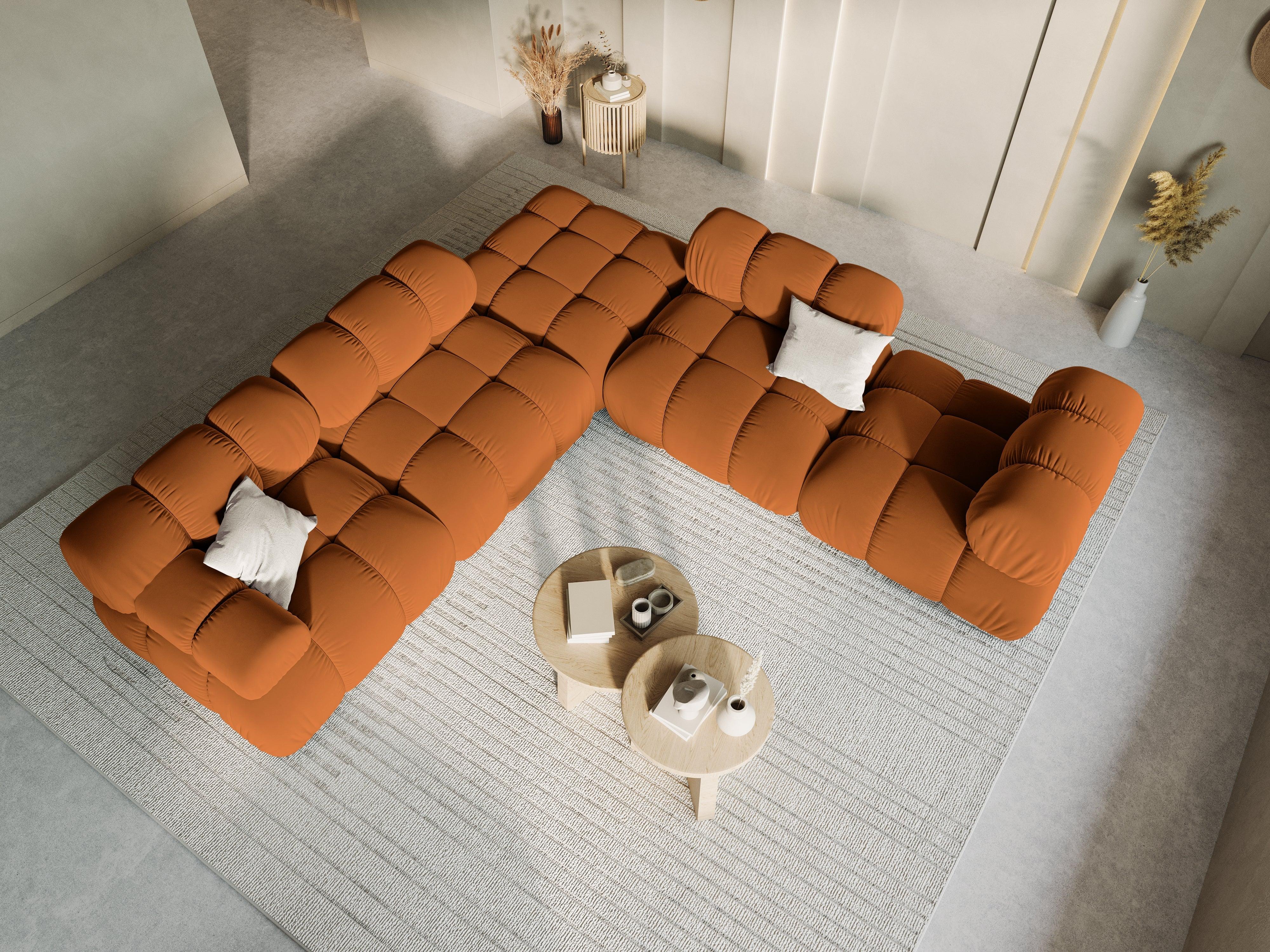 Sofa modułowa TROPEA - moduł lewostronny terracotta Milo Casa Eye on Design