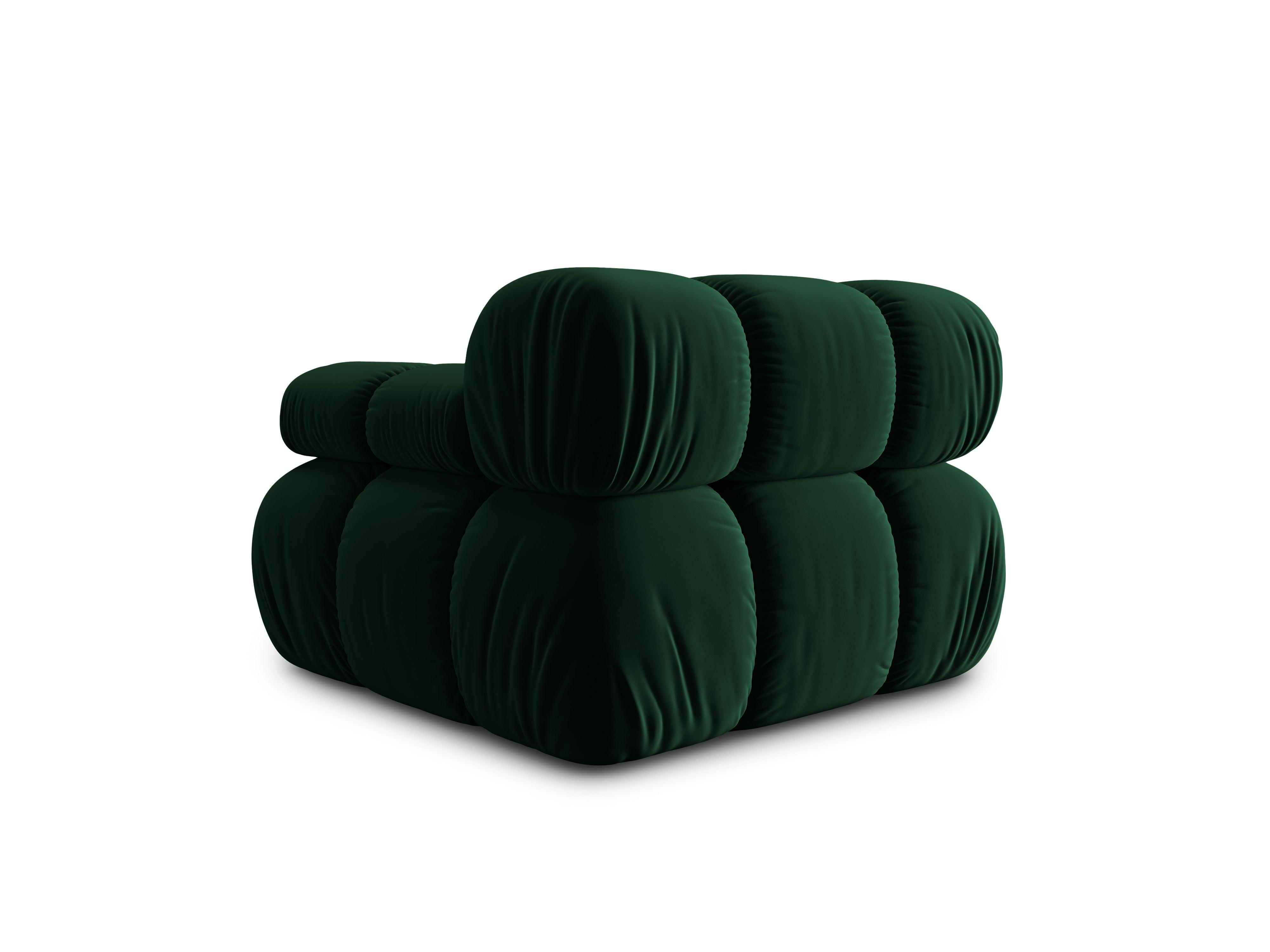 Sofa modułowa TROPEA - moduł prawostronny butelkowa zieleń Milo Casa Eye on Design