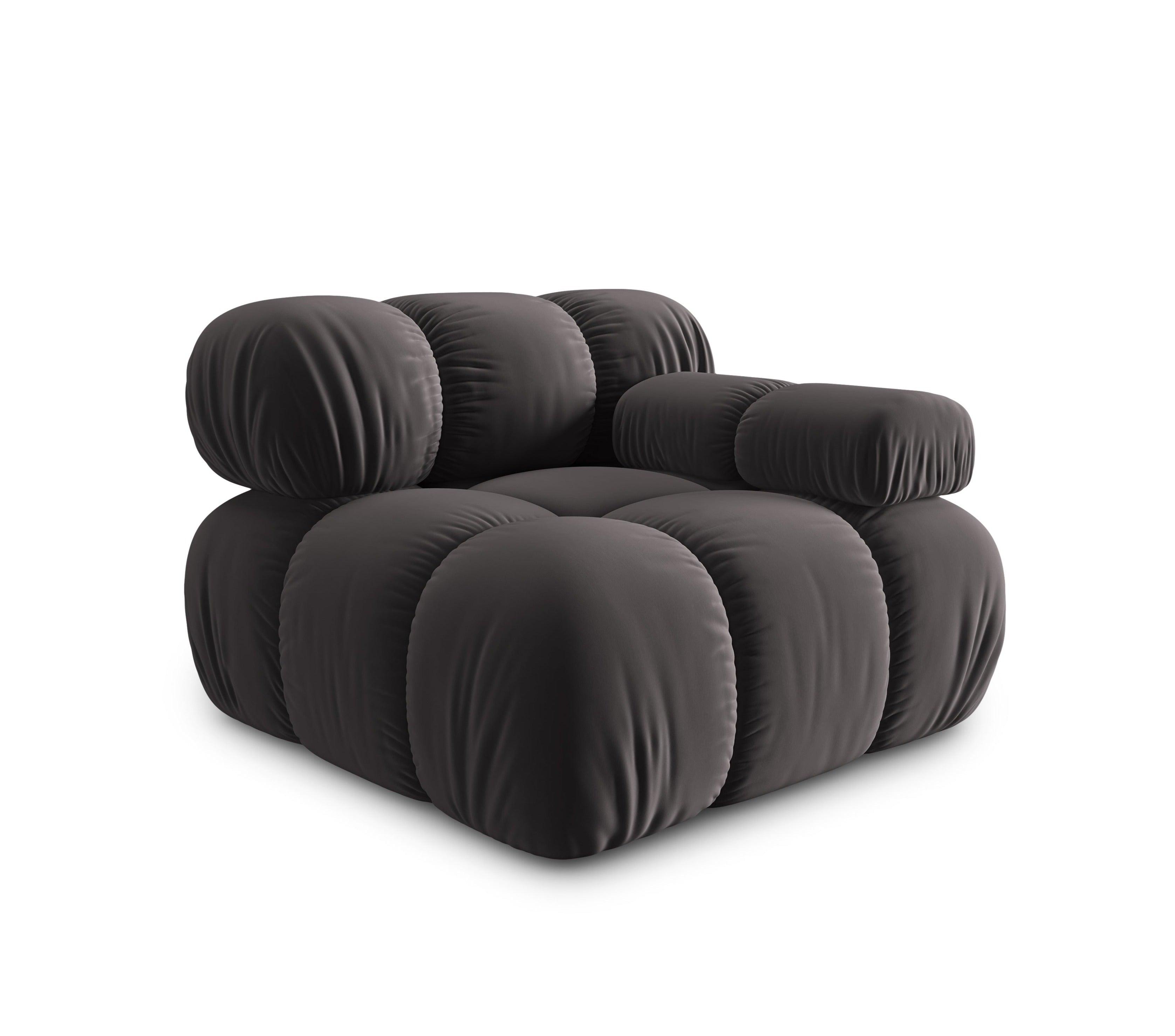 Sofa modułowa TROPEA - moduł prawostronny ciemnoszary Milo Casa Eye on Design