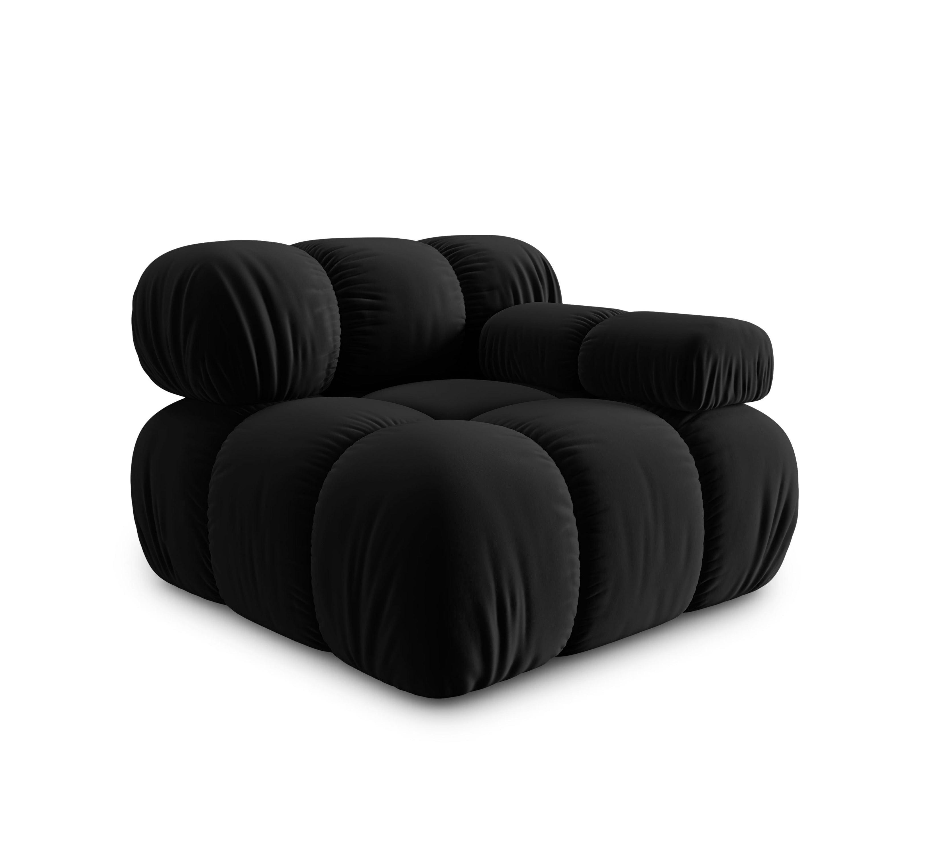Sofa modułowa TROPEA - moduł prawostronny czarny Milo Casa Eye on Design