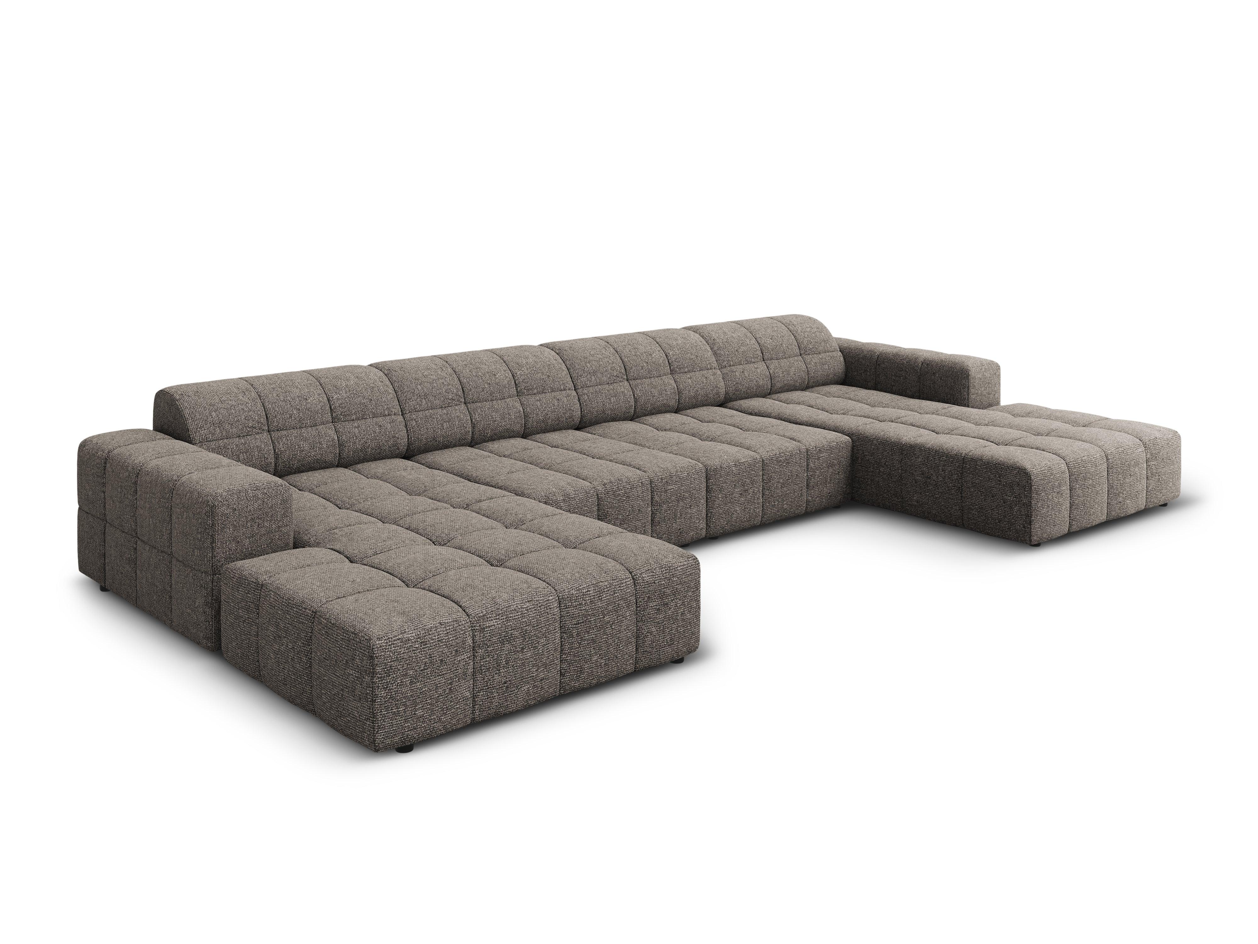 Sofa panoramiczna 6-osobowa CHICAGO szary szenil Cosmopolitan Design Eye on Design