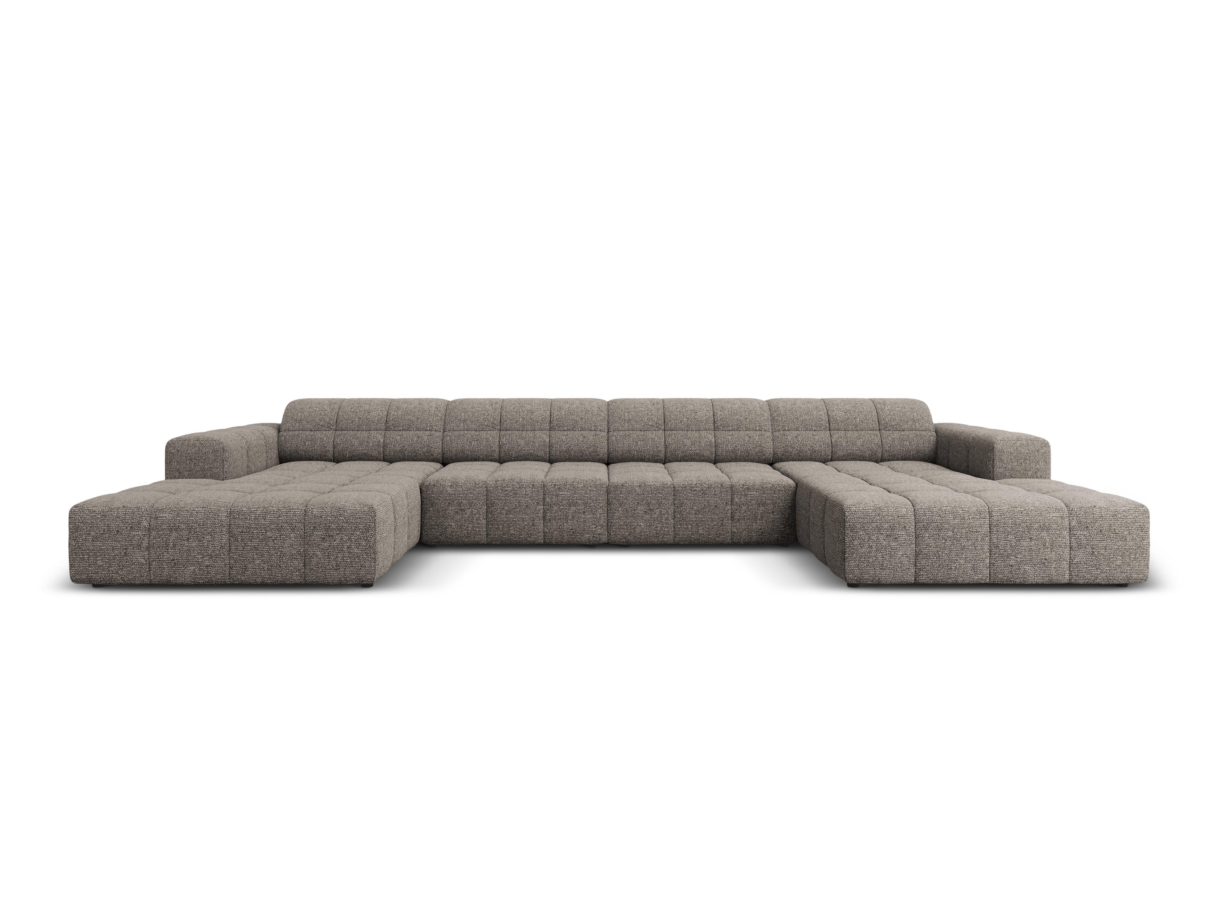 Sofa panoramiczna 6-osobowa CHICAGO szary szenil Cosmopolitan Design Eye on Design