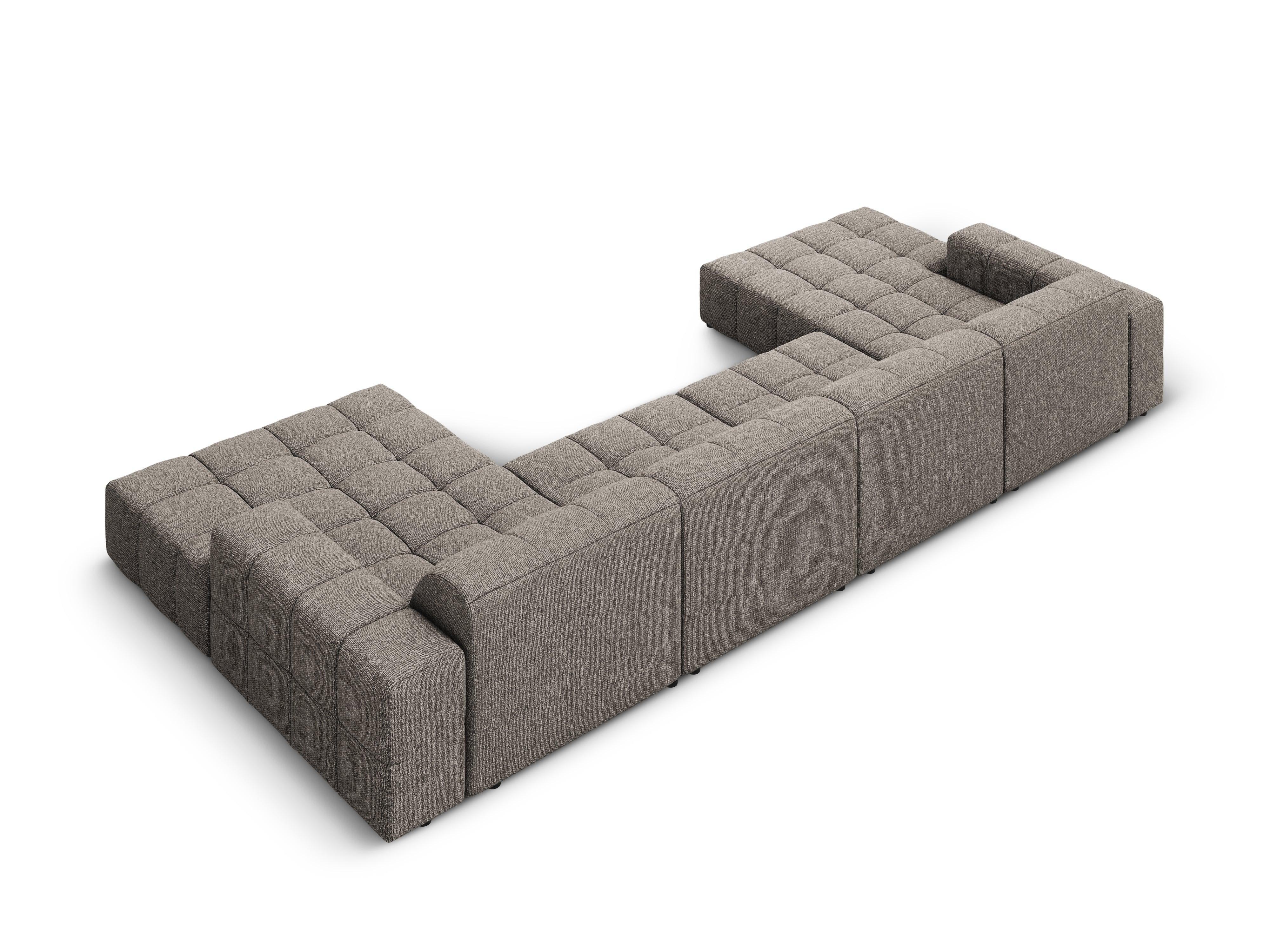 Sofa panoramiczna 6-osobowa CHICAGO szary szenil Cosmopolitan Design Eye on Design