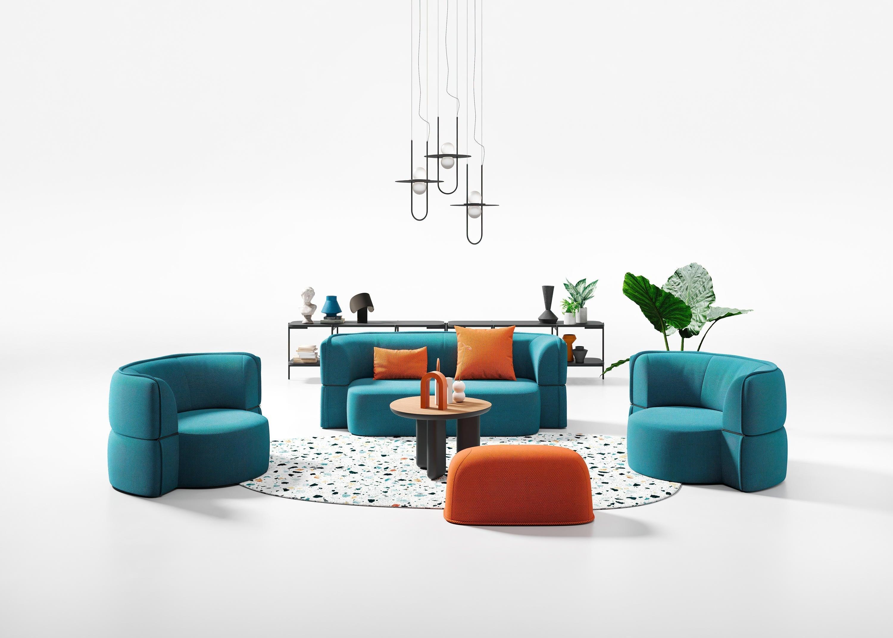 Sofa rozkładana SOFT ISLAND kremowy Liu Jo Living Eye on Design