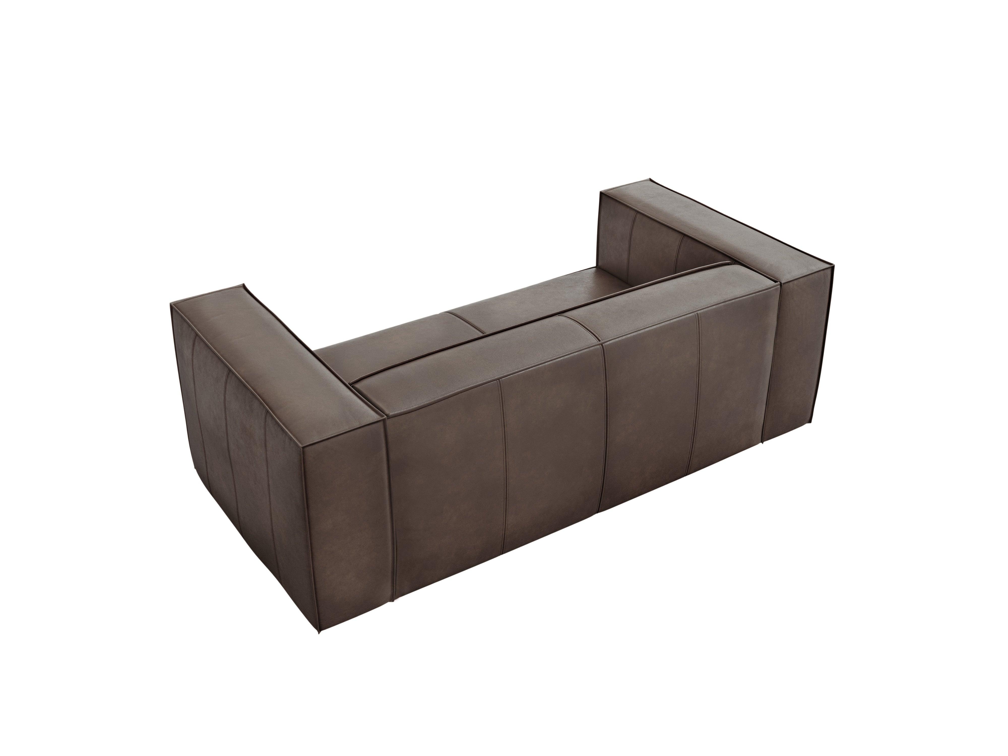 Sofa skórzana 2-osobowa MADAME oliwkowy brąz Windsor & Co Eye on Design