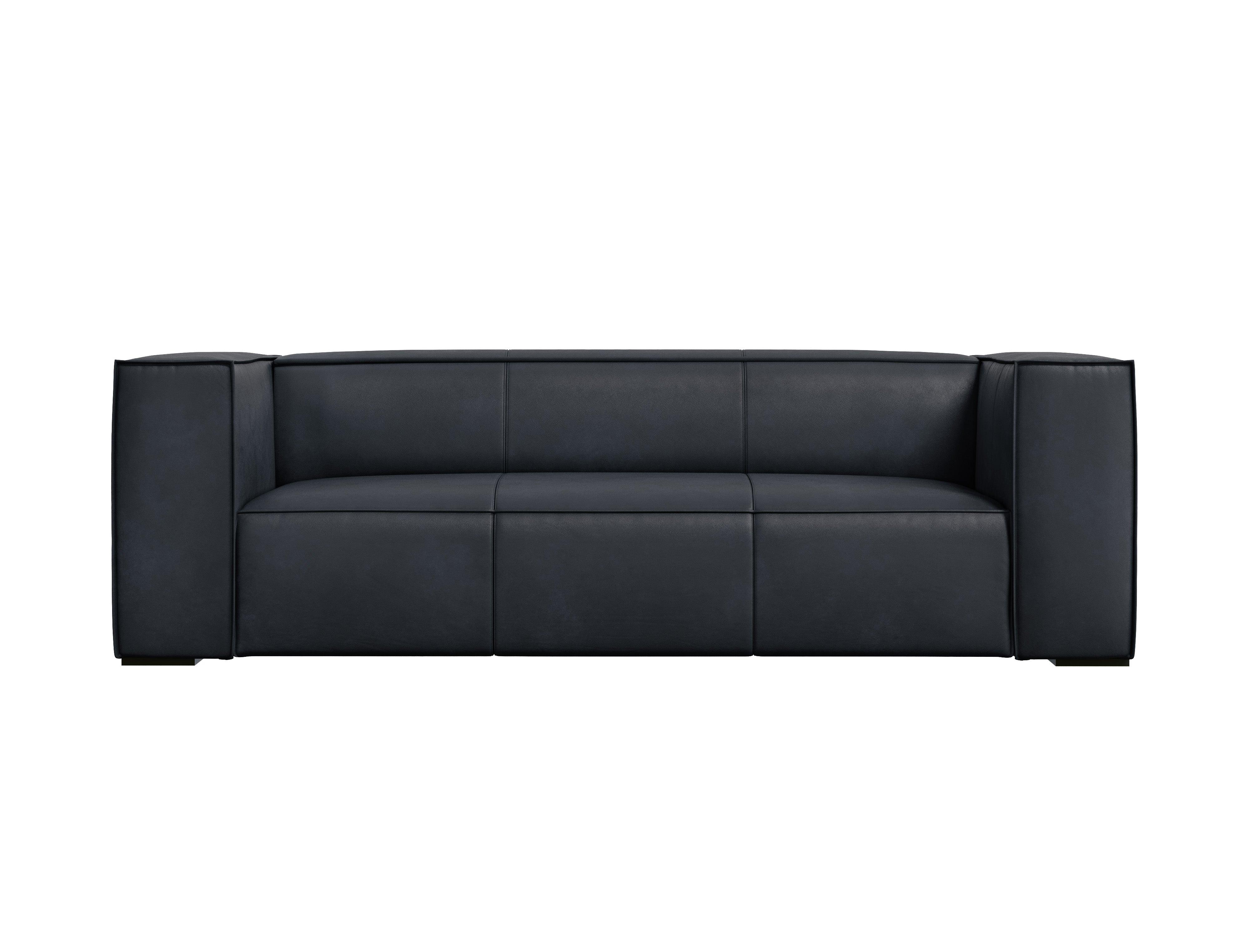 Sofa skórzana 3-osobowa MADAME grafitowy Windsor & Co Eye on Design