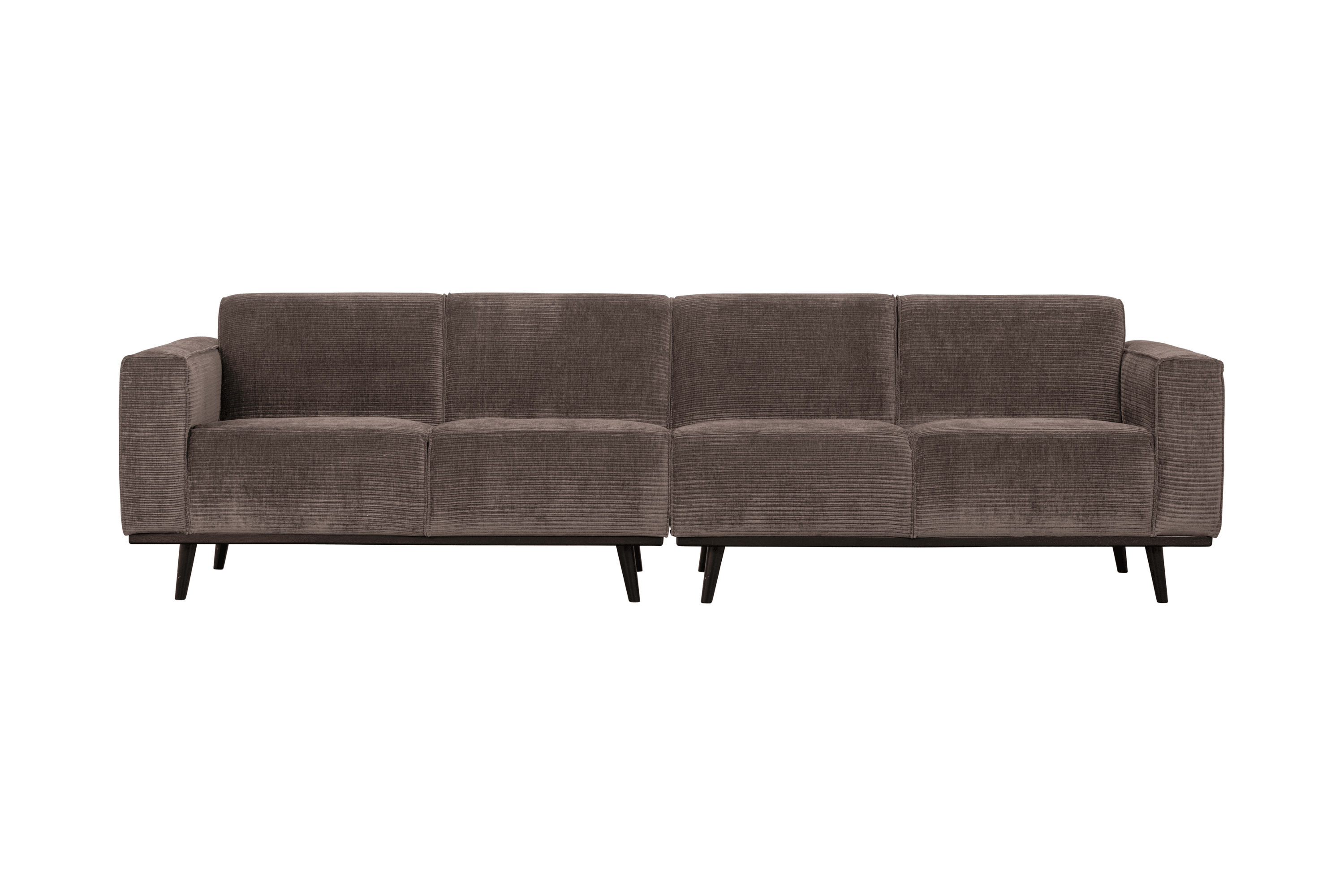 Sofa sztruksowa 4-osobowa STATEMENT ciemnobeżowy Be Pure 280 cm Eye on Design
