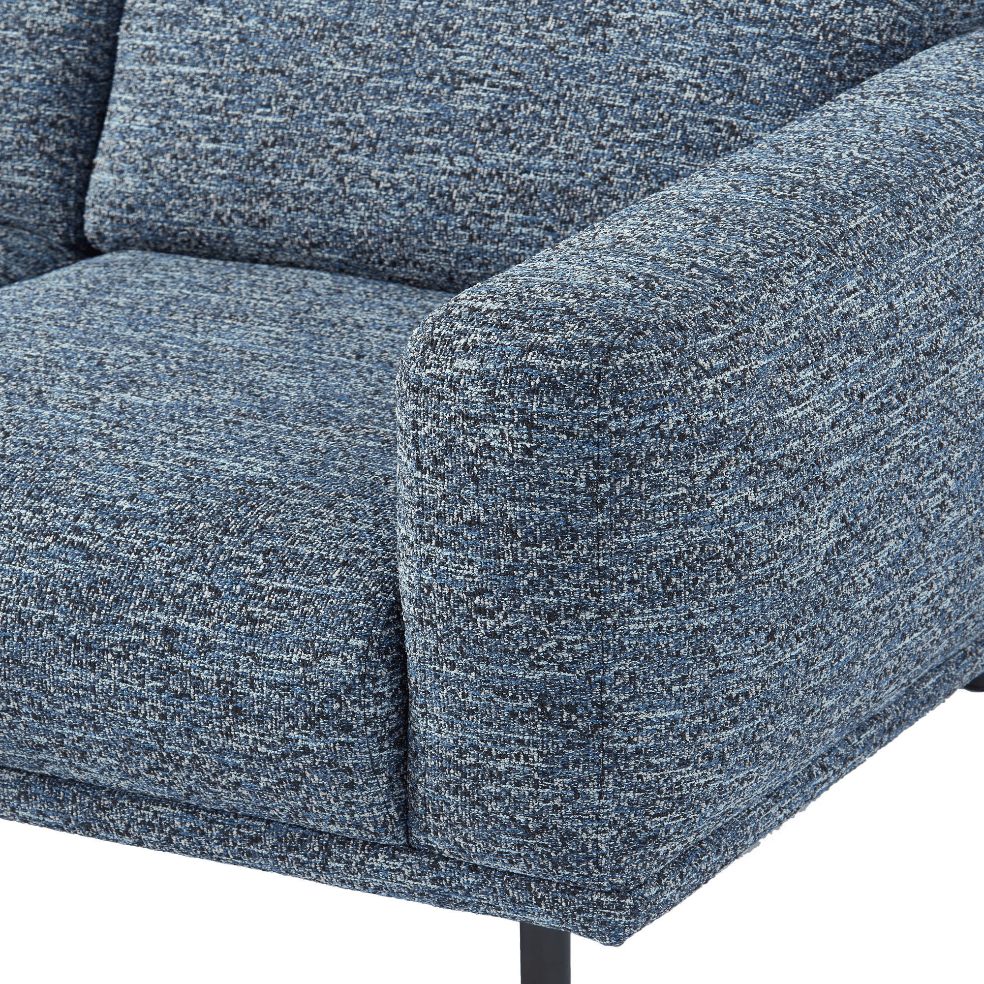 Sofa TEDDY BOHO niebieski melanż Pols Potten Eye on Design