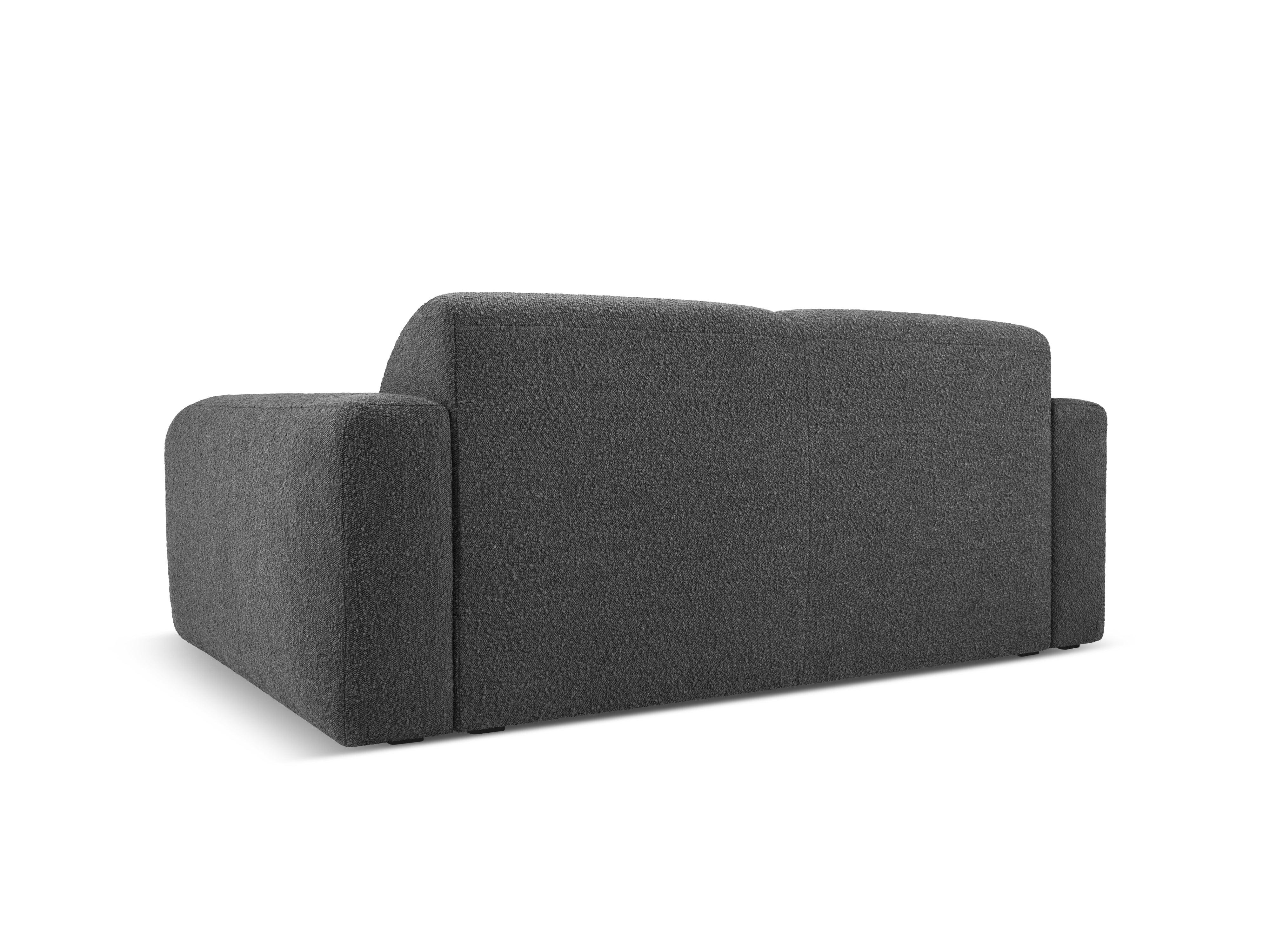 Sofa w tkaninie boucle 2-osobowa LOLA ciemnoszary Windsor & Co Eye on Design