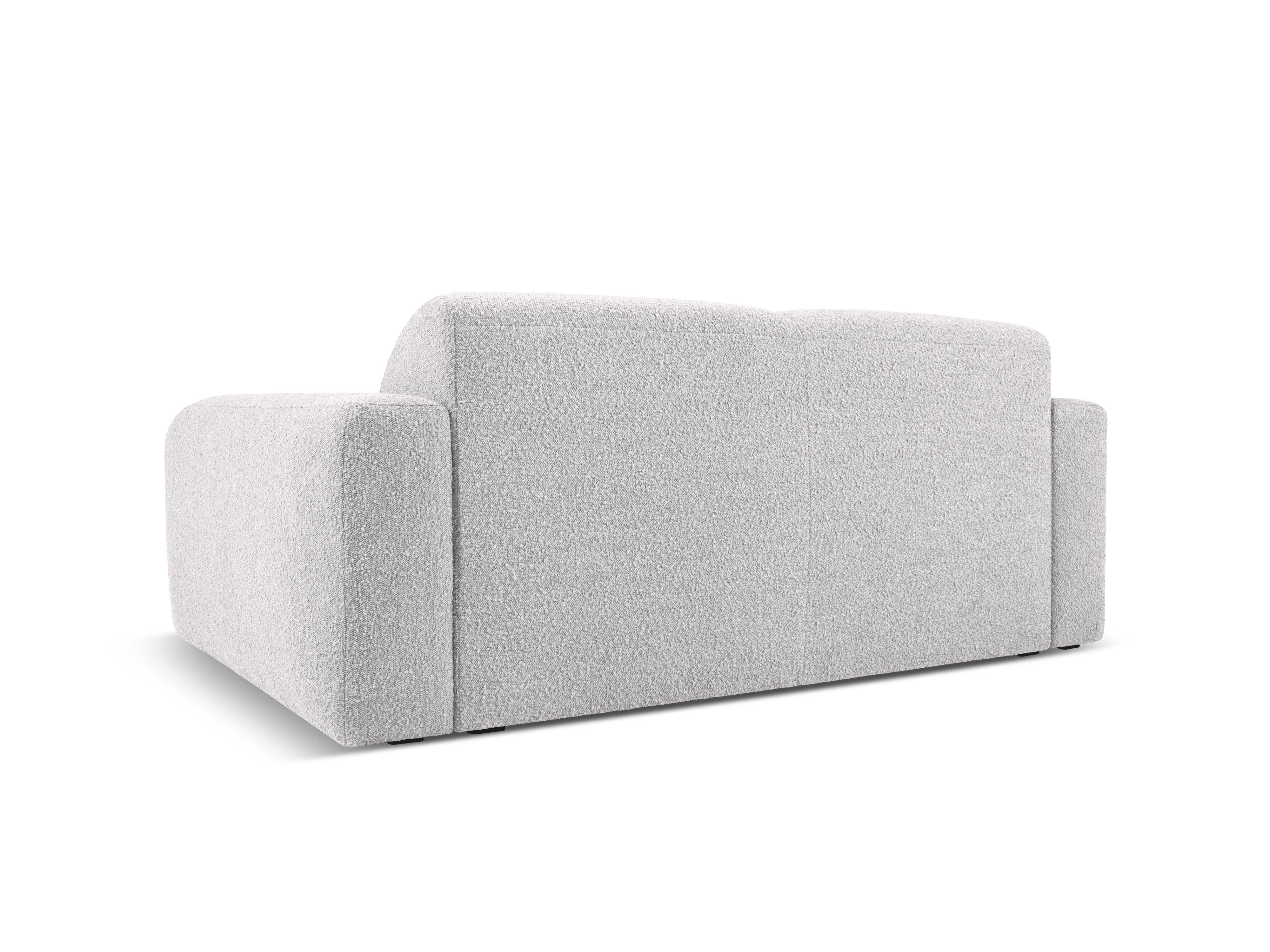Sofa w tkaninie boucle 2-osobowa LOLA jasnoszary Windsor & Co Eye on Design