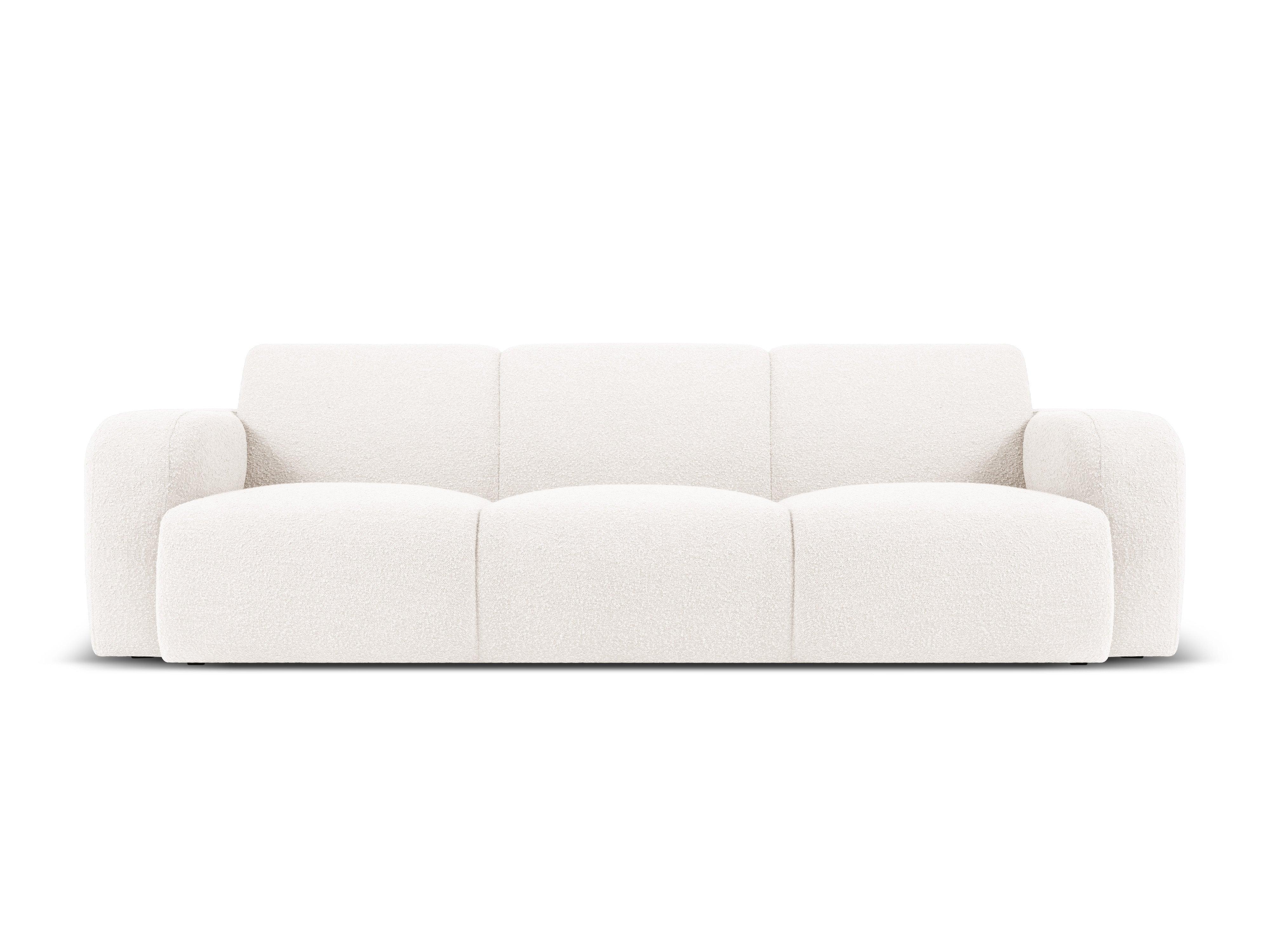 Sofa w tkaninie boucle 3-osobowa LOLA biały Windsor & Co Eye on Design