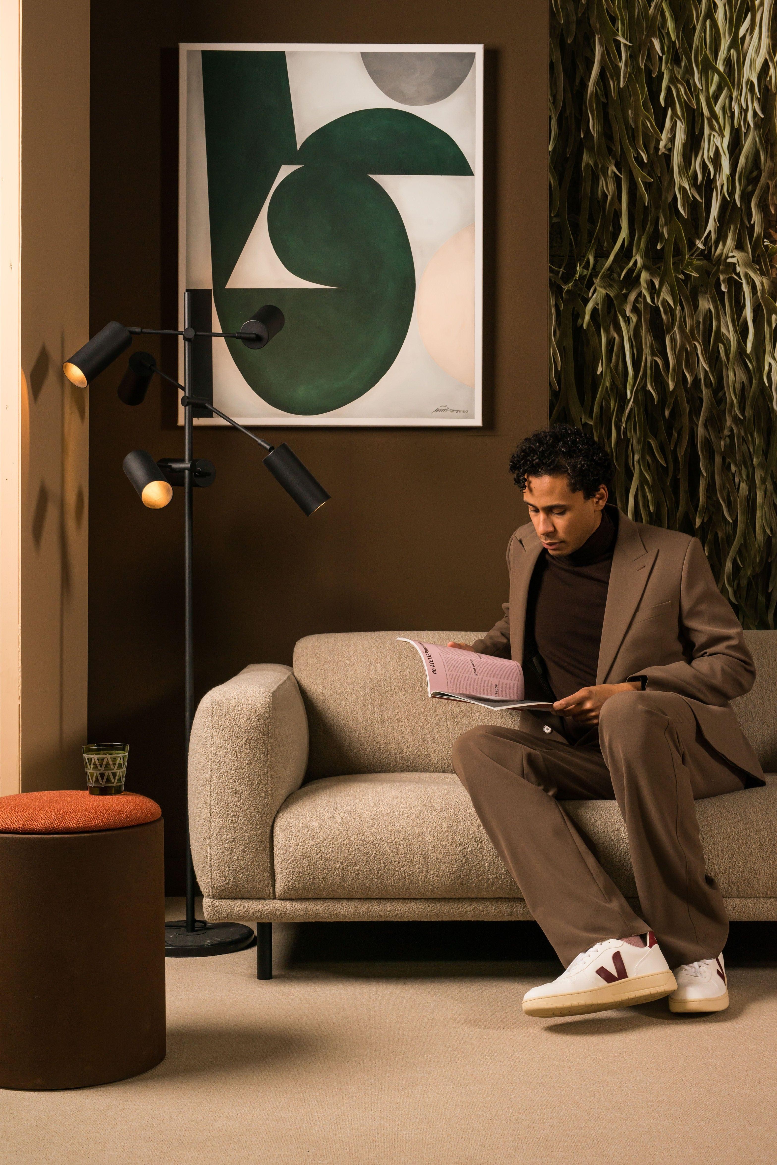 Sofa w tkaninie boucle 3-osobowa TEDDY beżowy Pols Potten Eye on Design