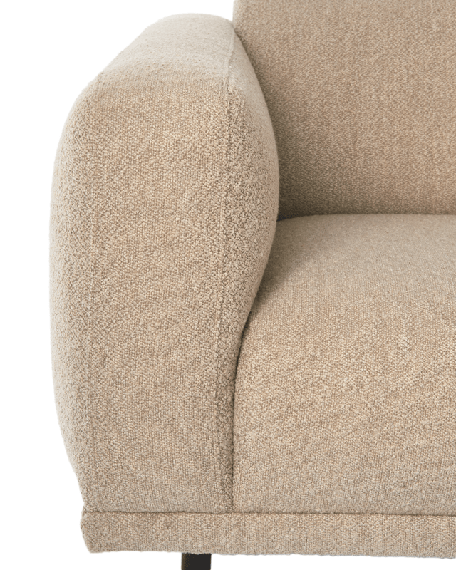 Sofa w tkaninie boucle 3-osobowa TEDDY beżowy Pols Potten Eye on Design