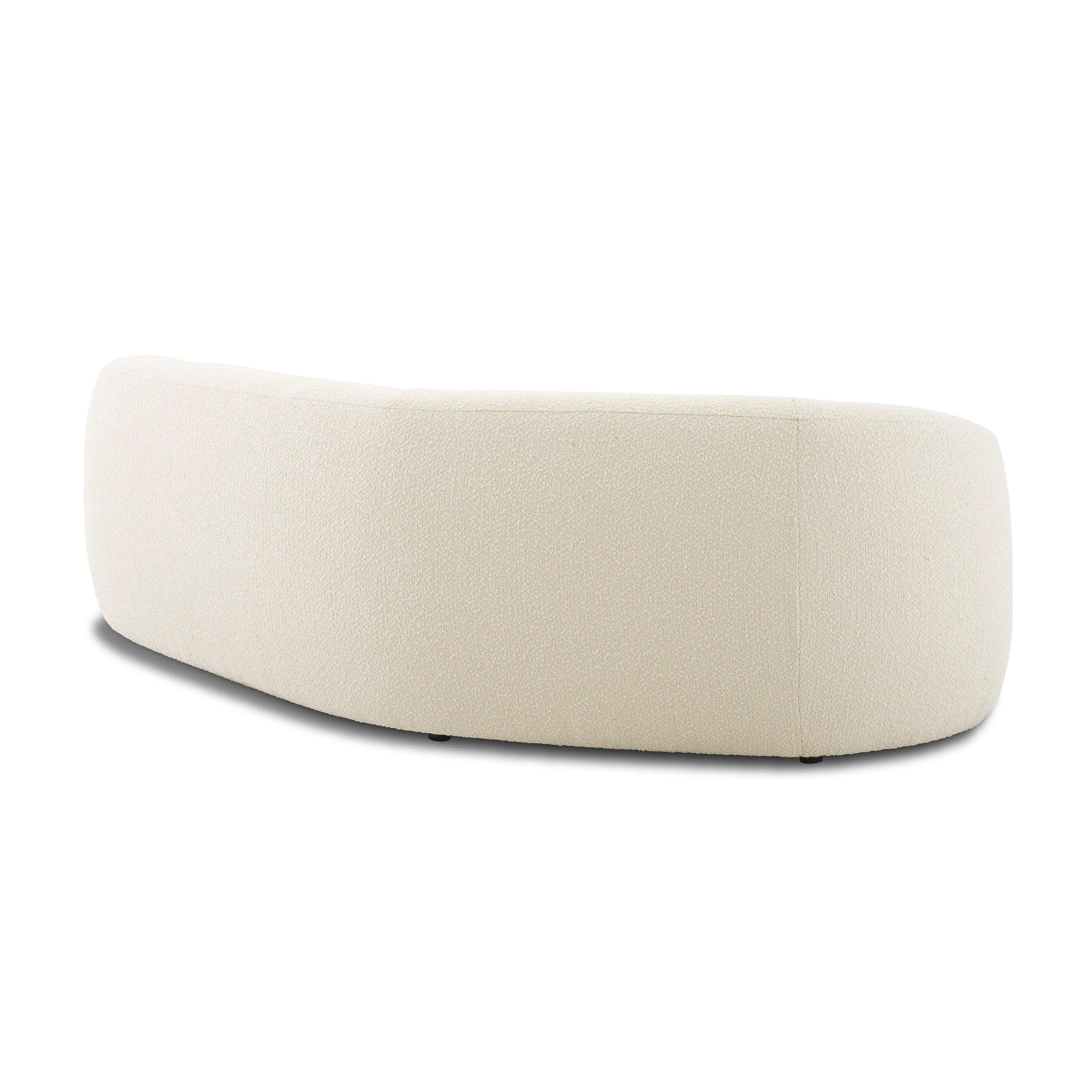 Sofa w tkaninie boucle BLAINE beżowy Eichholtz Eye on Design