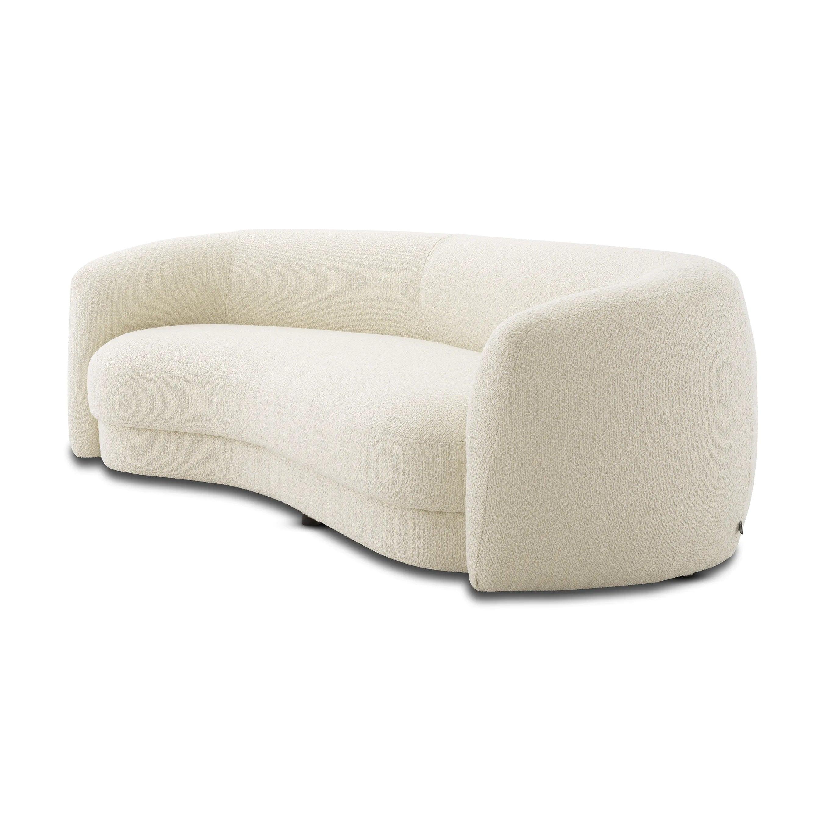 Sofa w tkaninie boucle BLAINE beżowy Eichholtz Eye on Design