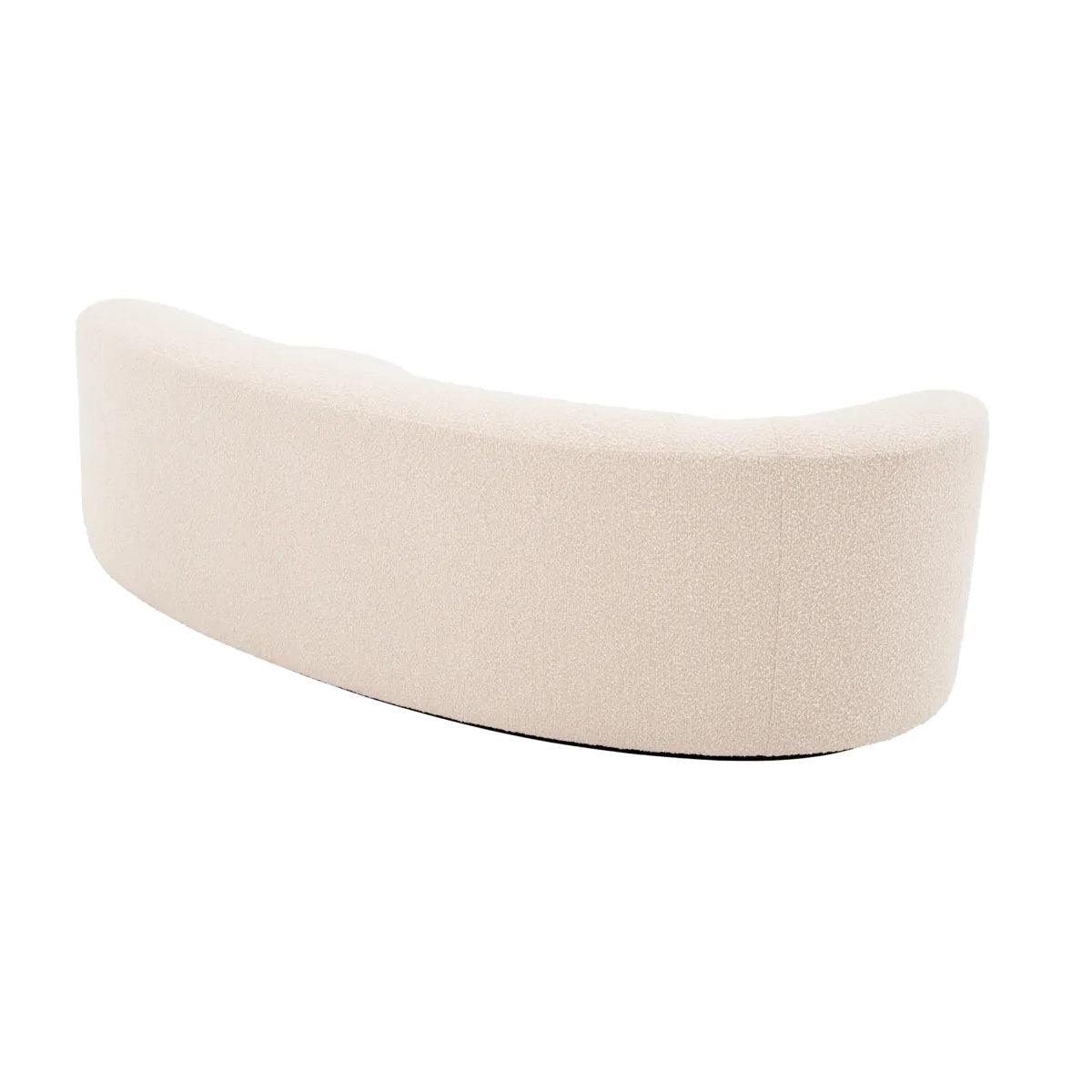 Sofa w tkaninie boucle MORTEN kremowy Eichholtz Eye on Design