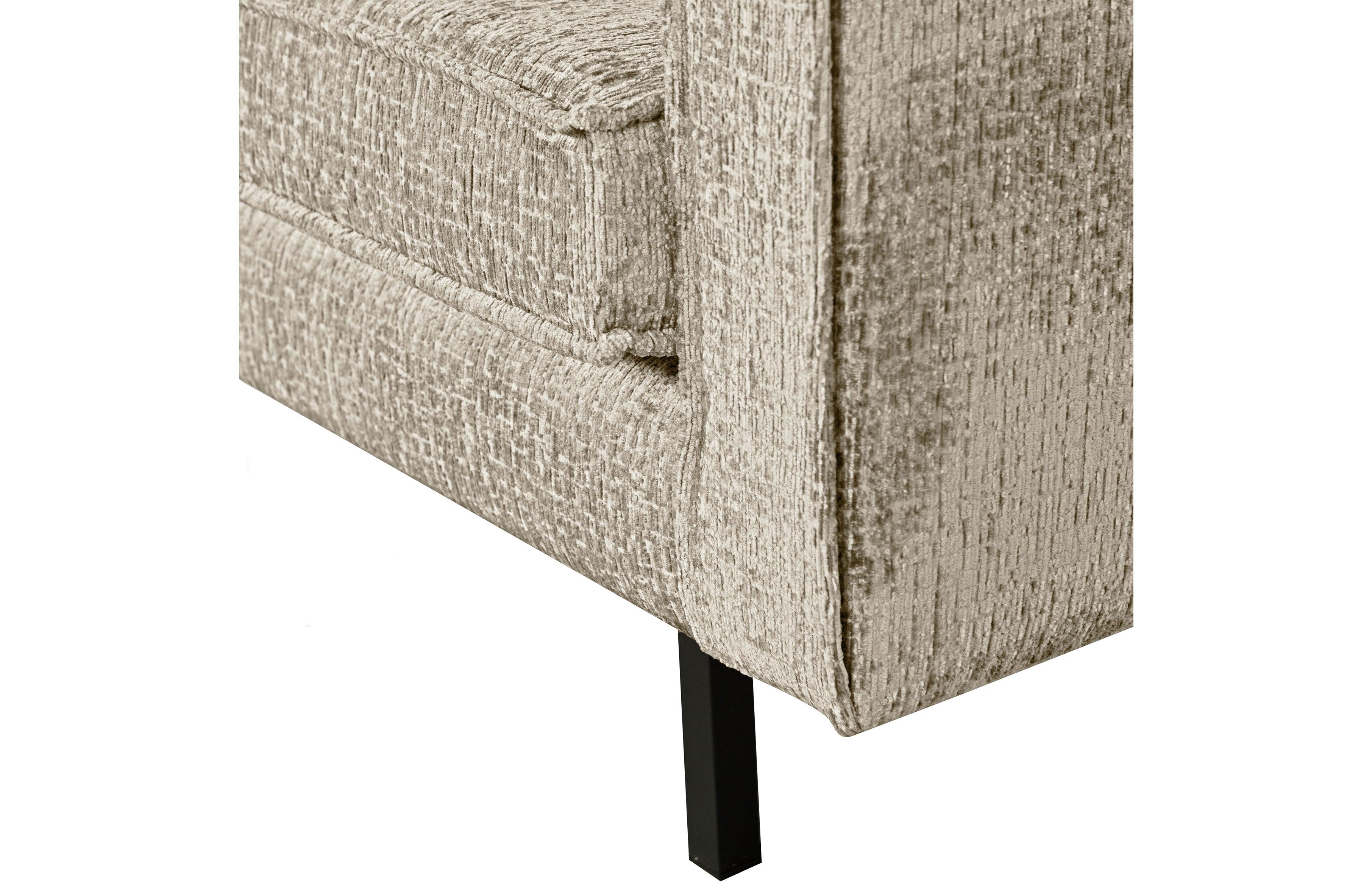 Sofa welurowa 3-osobowa RODEO beżowy Be Pure Eye on Design