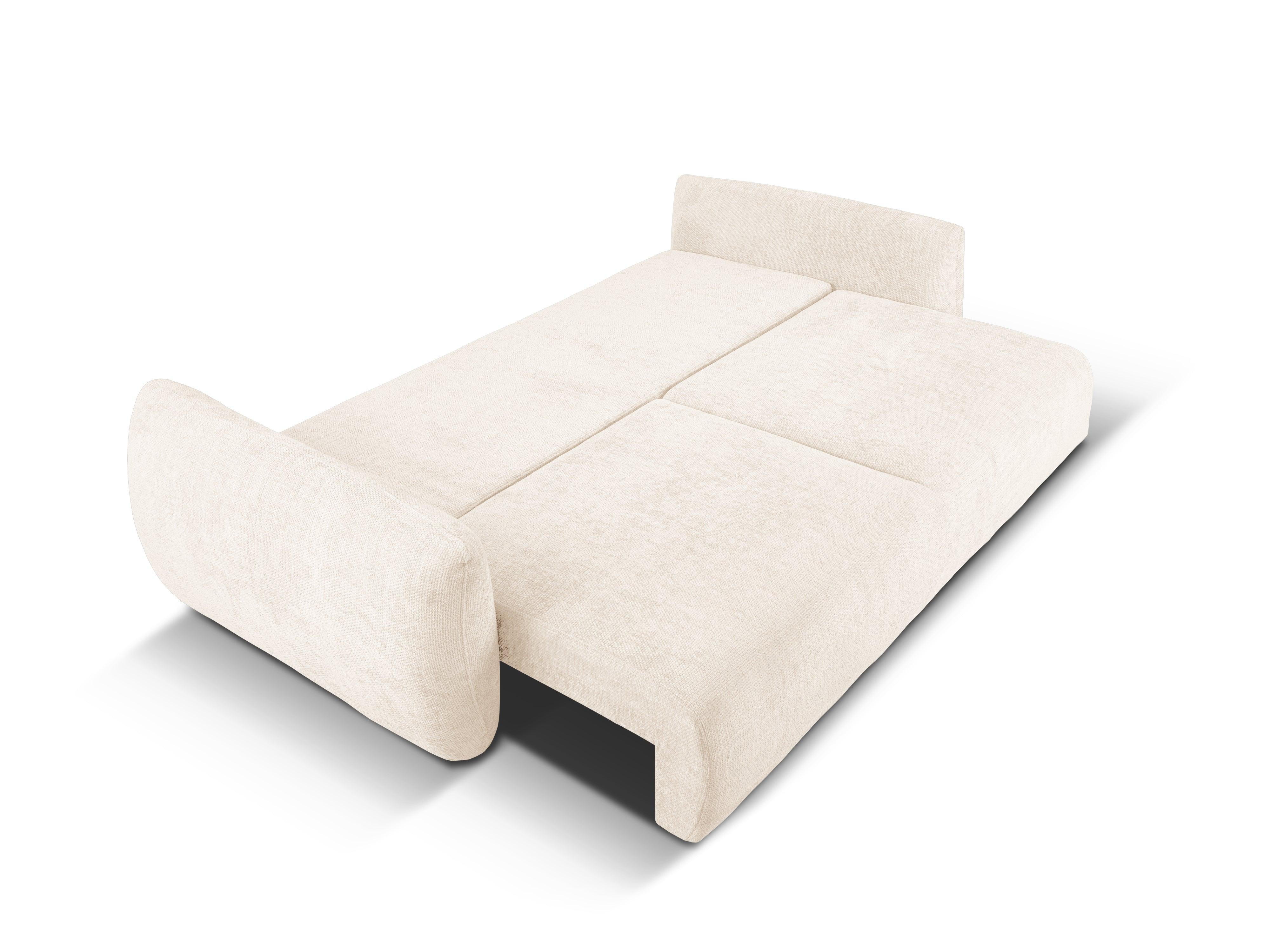 Sofa z funkcją spania MATERA jasnobeżowy szenil Cosmopolitan Design Eye on Design