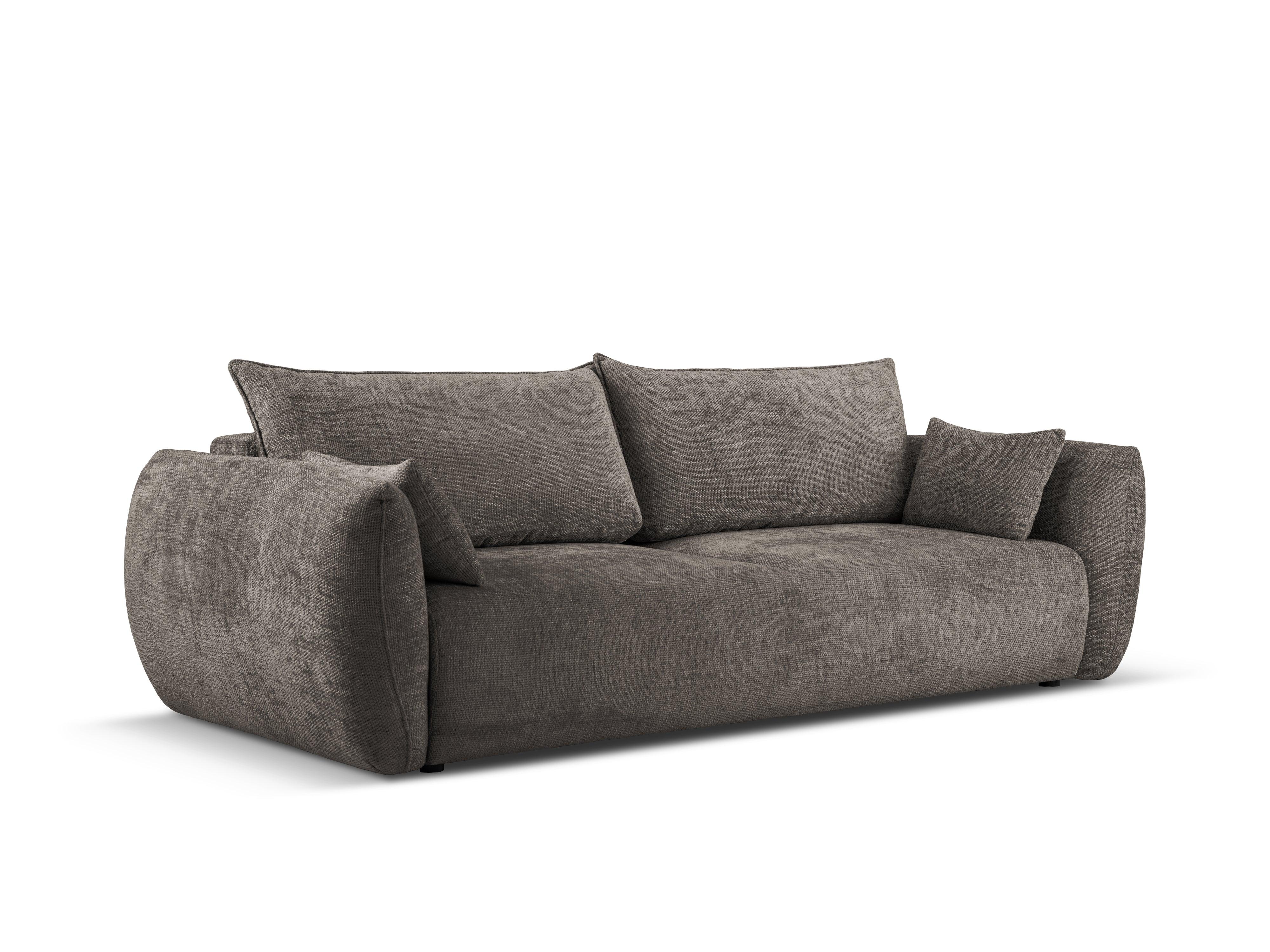 Sofa z funkcją spania MATERA szary szenil Cosmopolitan Design Eye on Design