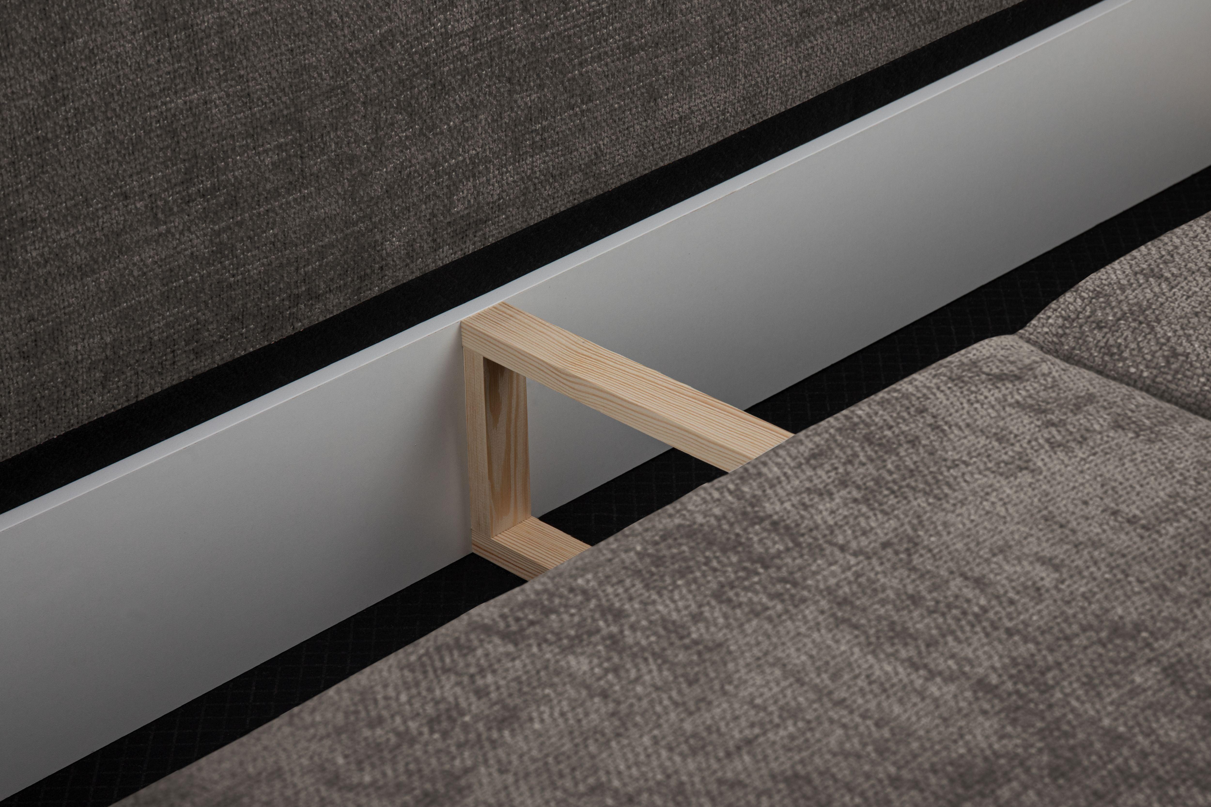 Sofa z funkcją spania MATERA szary szenil Cosmopolitan Design Eye on Design