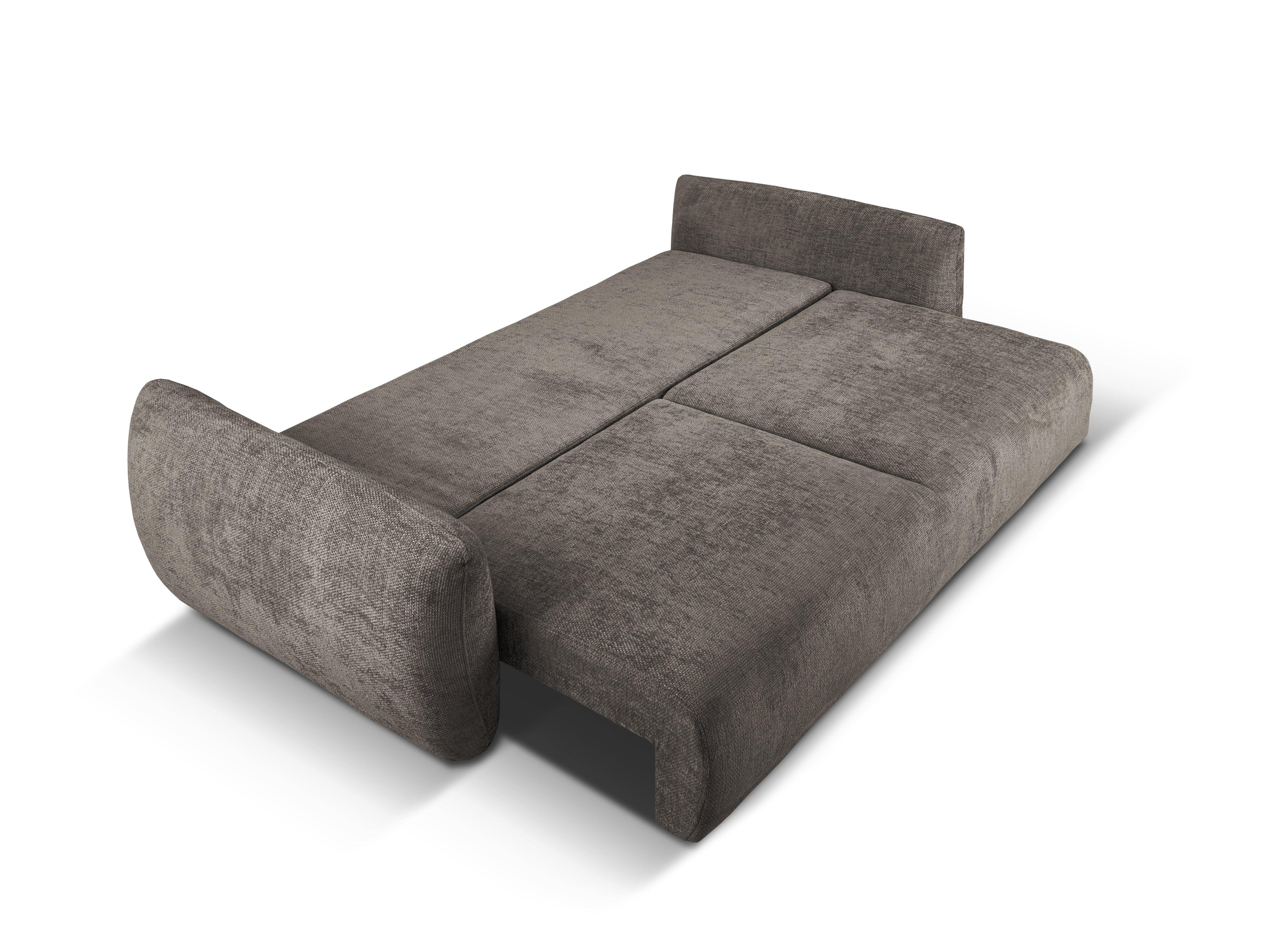 Sofa z funkcją spania MATERA szary szenil Cosmopolitan Design Eye on Design
