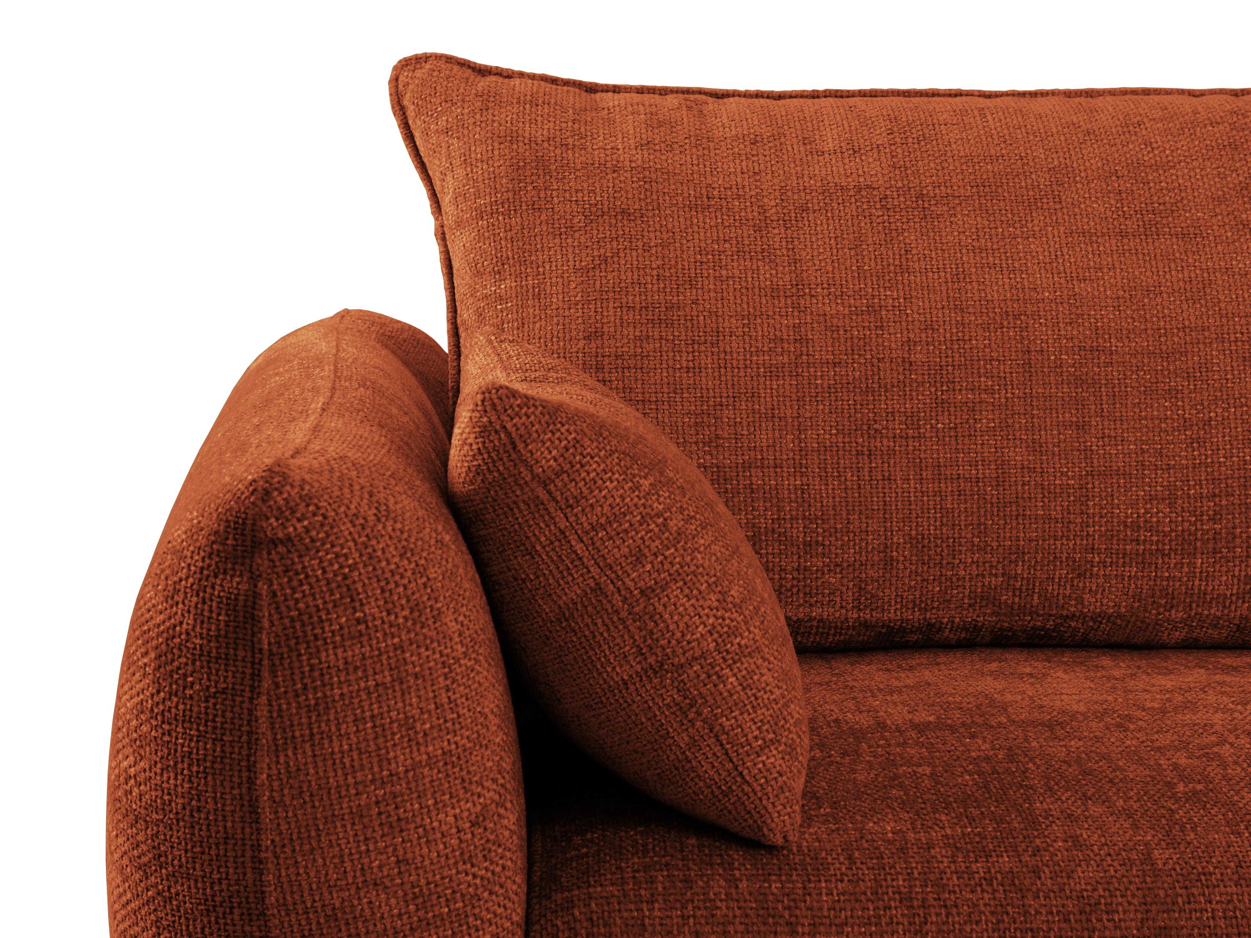 Sofa z funkcją spania MATERA terracotta szenil Cosmopolitan Design Eye on Design