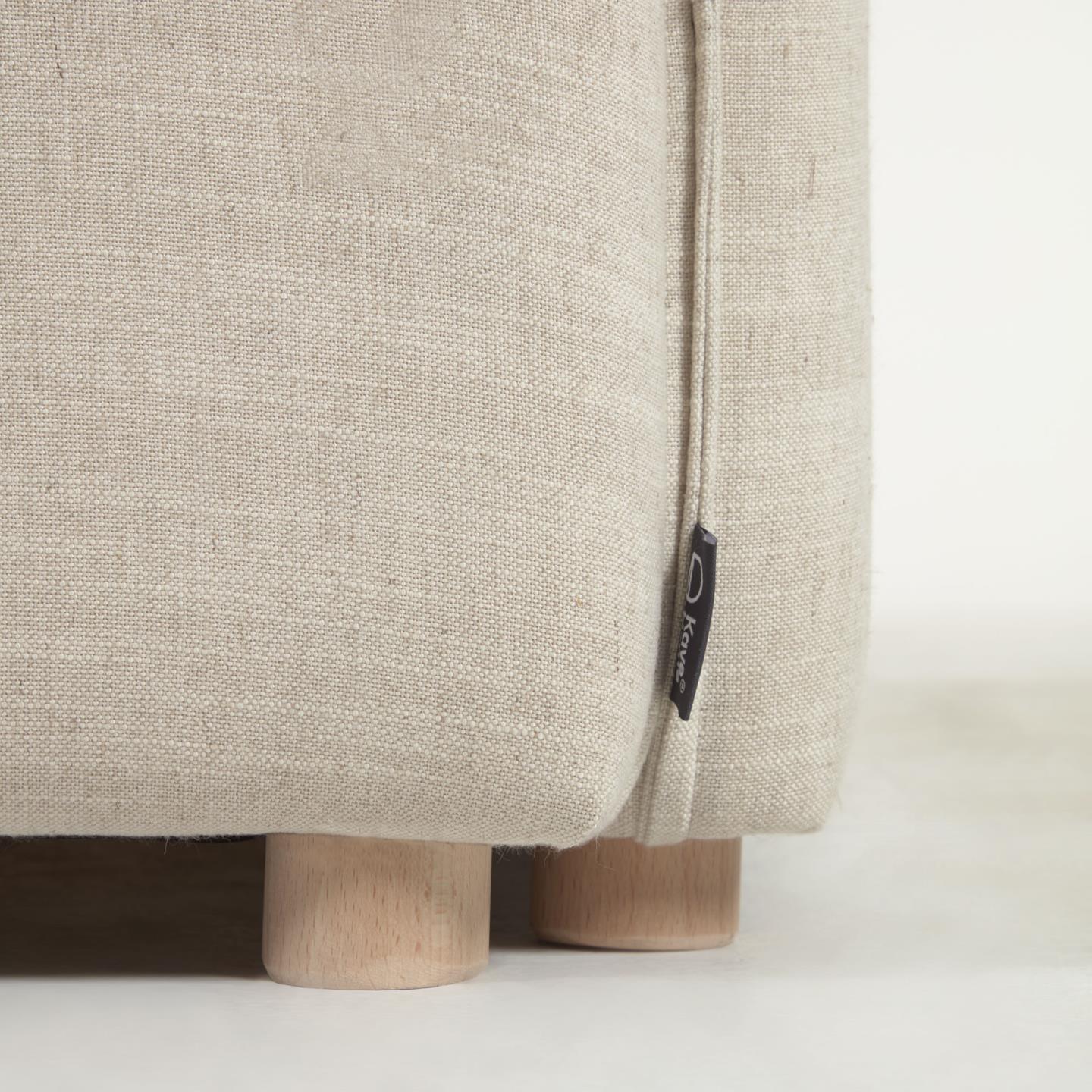 Sofa z funkcją spania TANIT kremowy La Forma Eye on Design