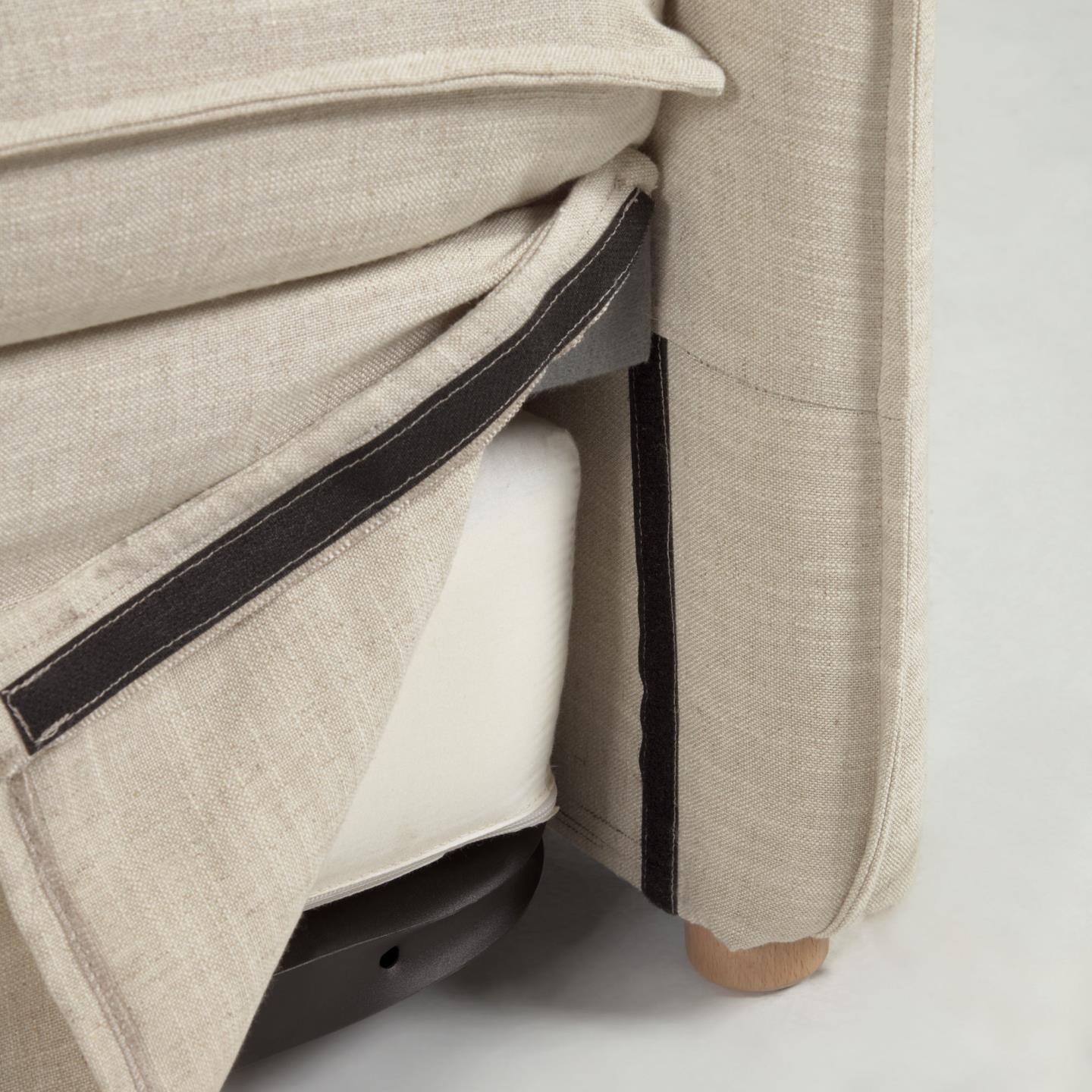 Sofa z funkcją spania TANIT kremowy La Forma Eye on Design