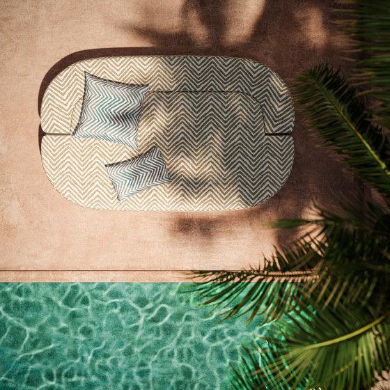 Sofa zewnętrzna rozkładana SOFT ISLAND morski Liu Jo Living Eye on Design