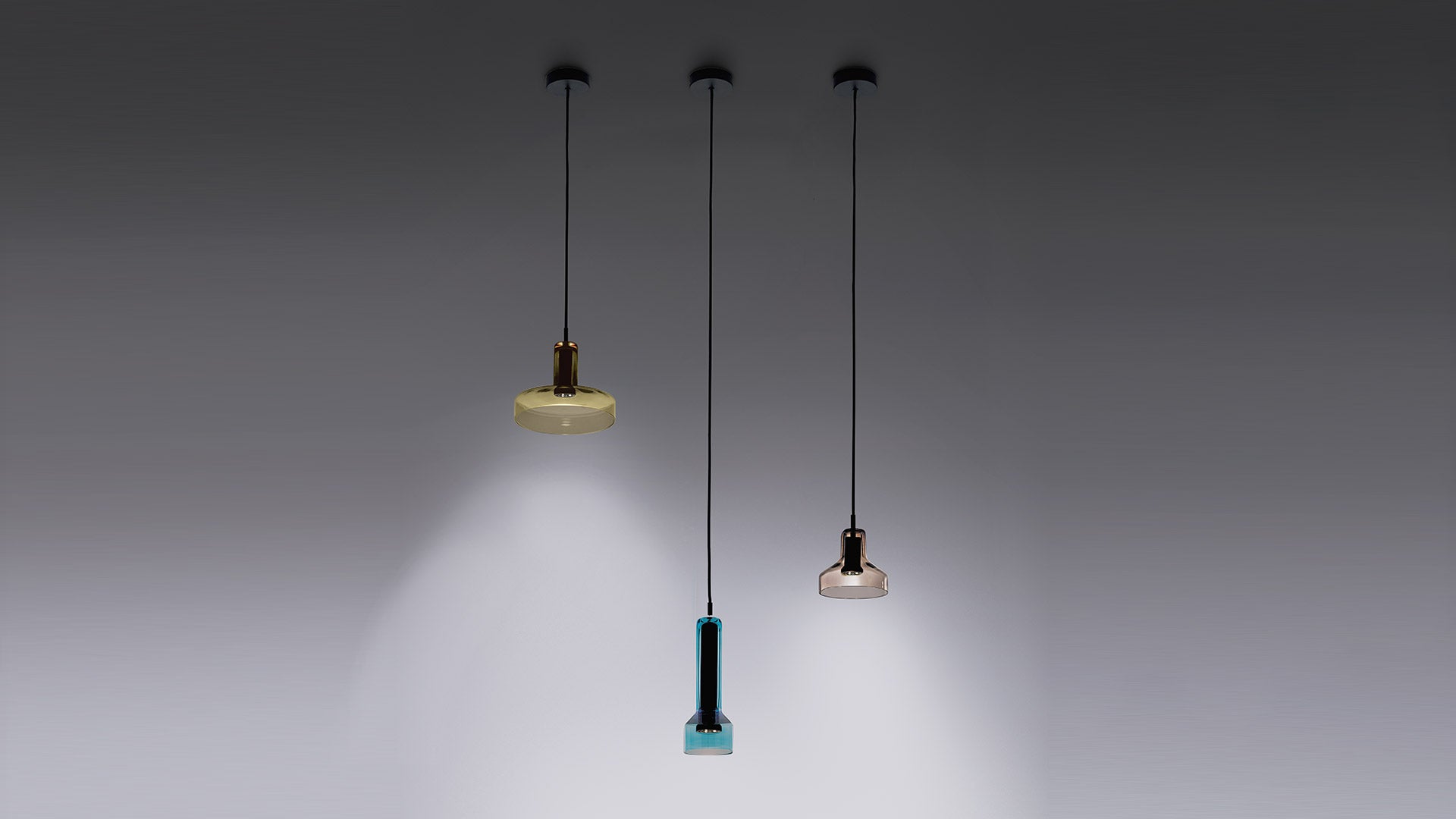 STABLIGHT C brown pendant lamp
