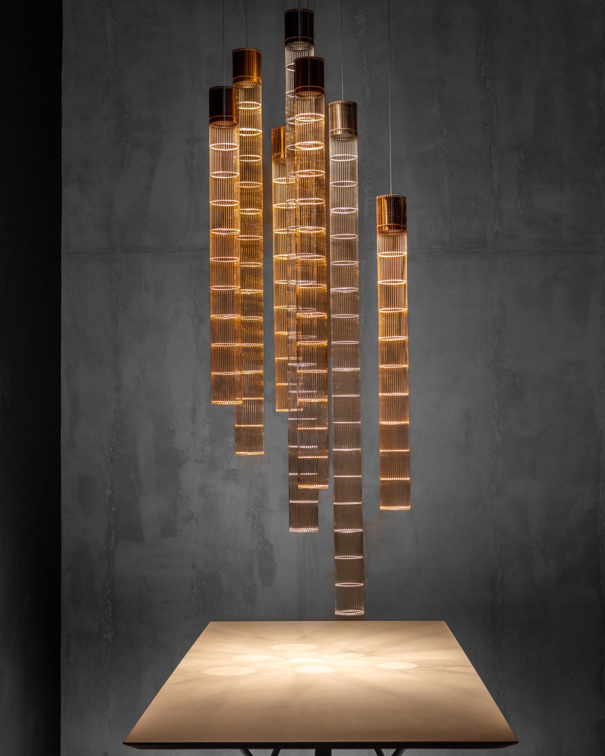 Závesná lampa STELAR sieť