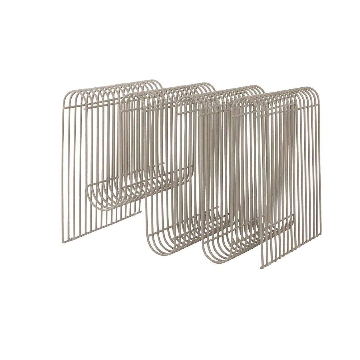 Stojak na czasopisma CURVA taupe AYTM Eye on Design