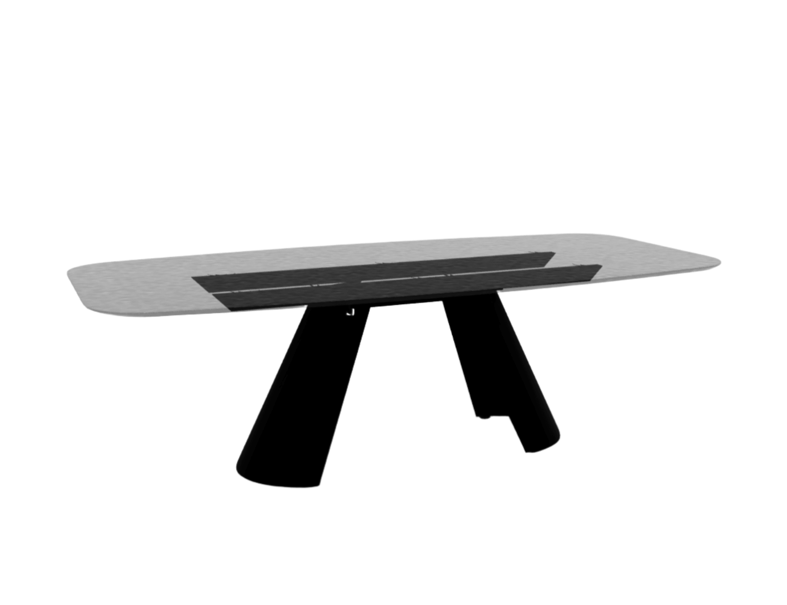 Stół APIAN antracytowe szkło Calligaris Eye on Design