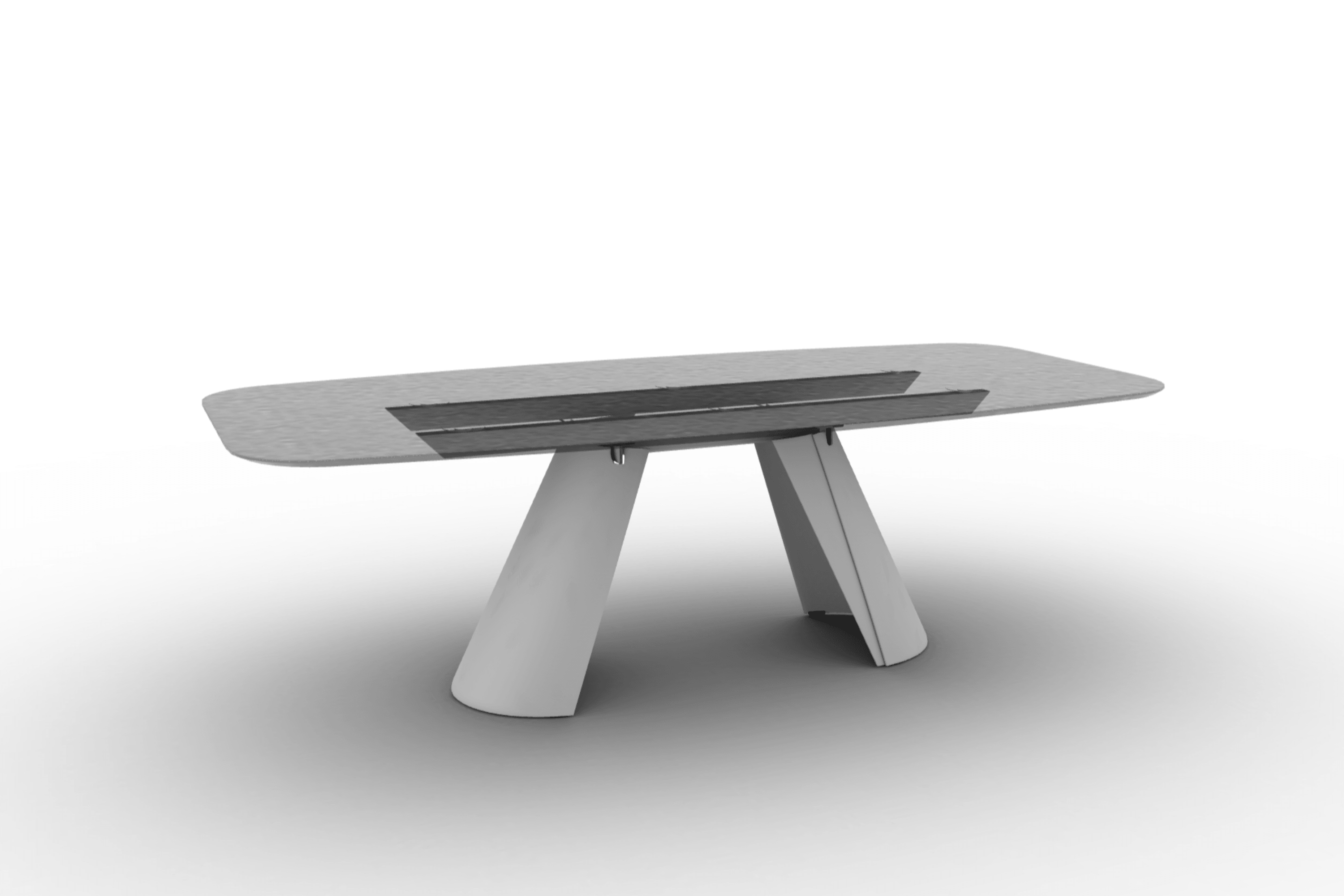 Stół APIAN antracytowe szkło Calligaris Eye on Design