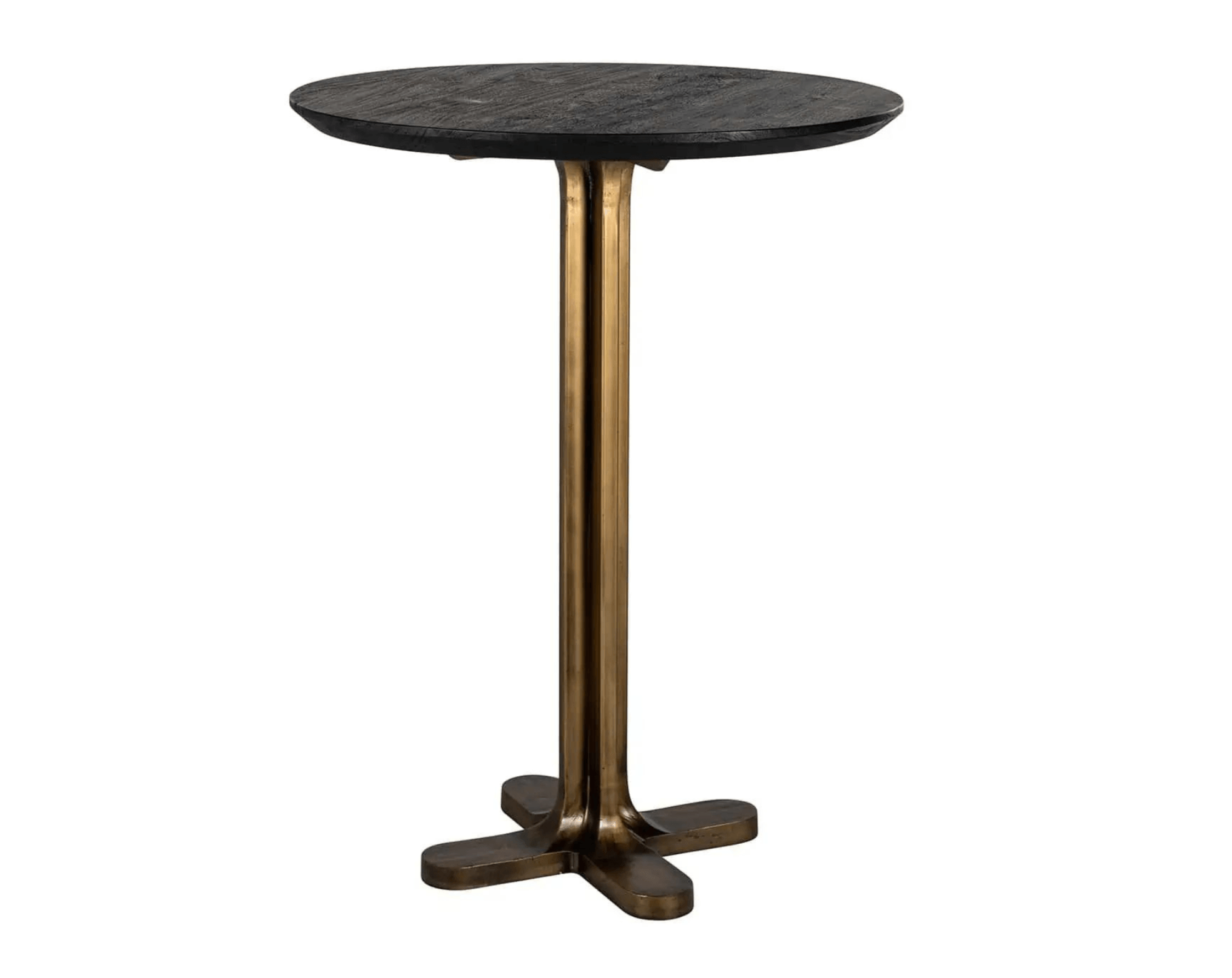 Stół barowy okrągły REVELIN mosiężny Richmond Interiors Eye on Design