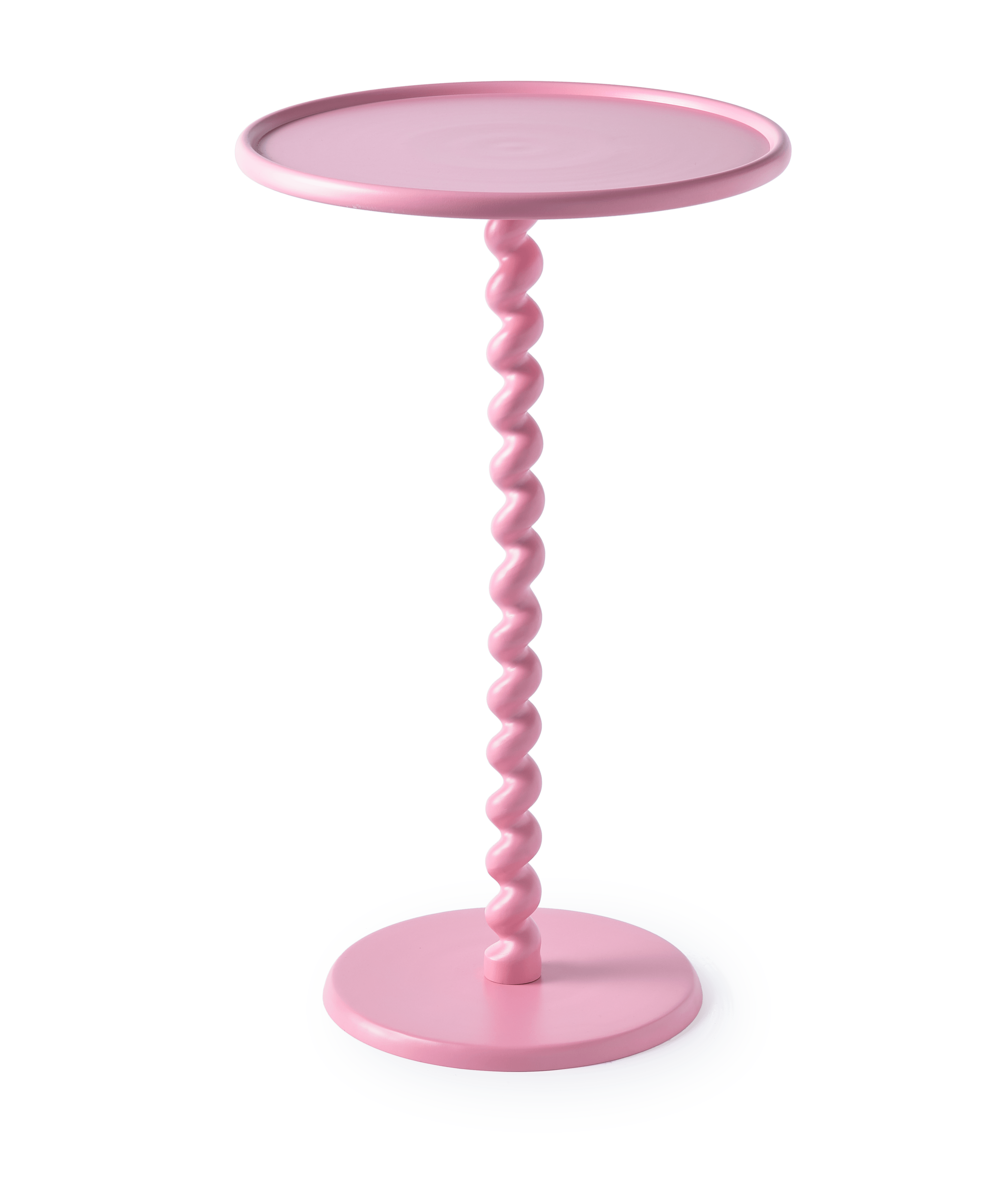 Stół barowy TWISTER różowy Pols Potten Eye on Design