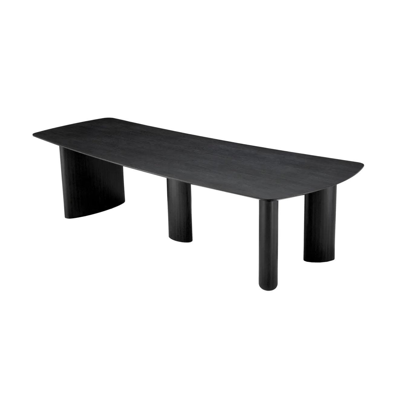 Stół BERGMAN grafitowy fornir dębowy Eichholtz Eye on Design