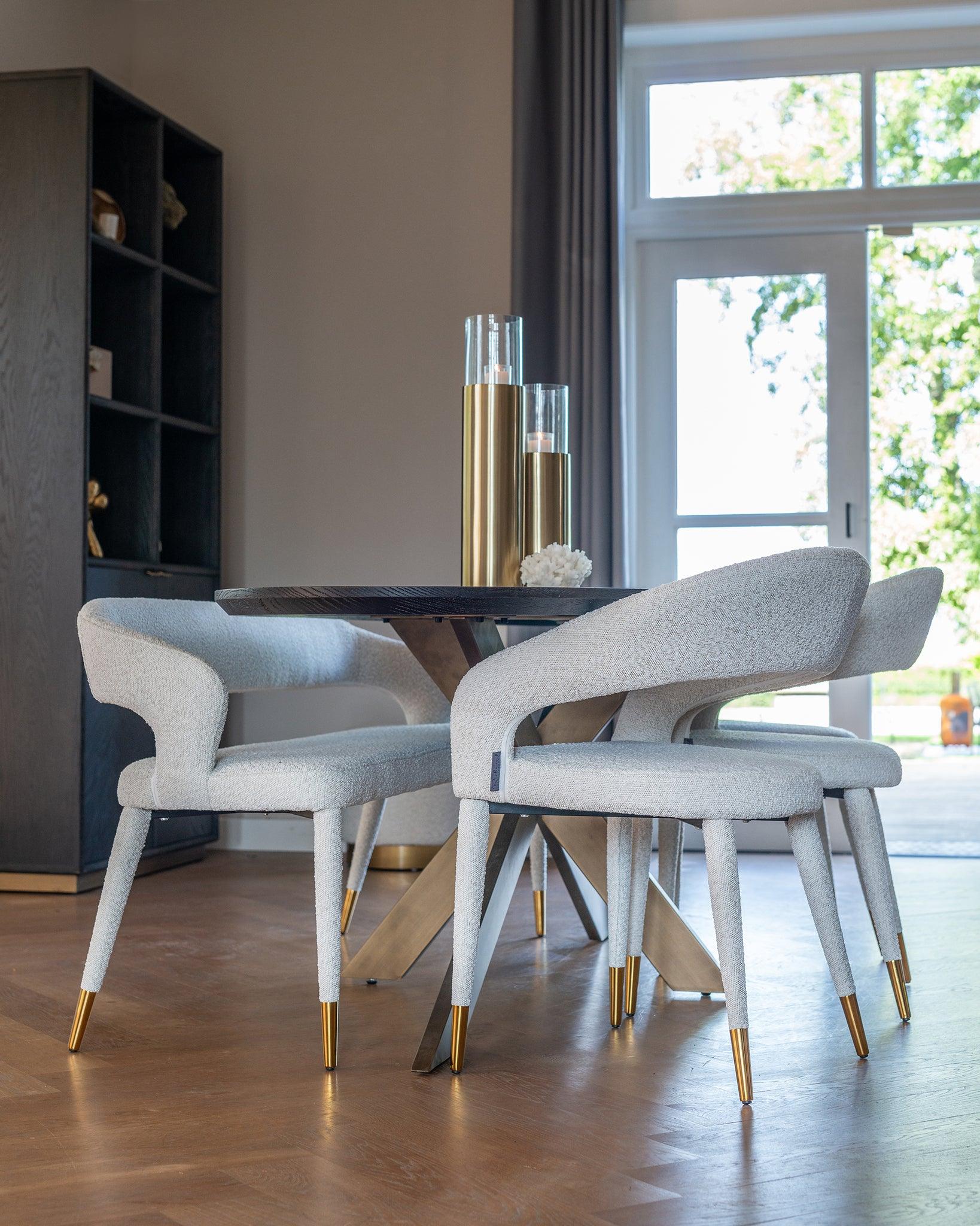 Stół BLACKBONE mosiężny Richmond Interiors Eye on Design