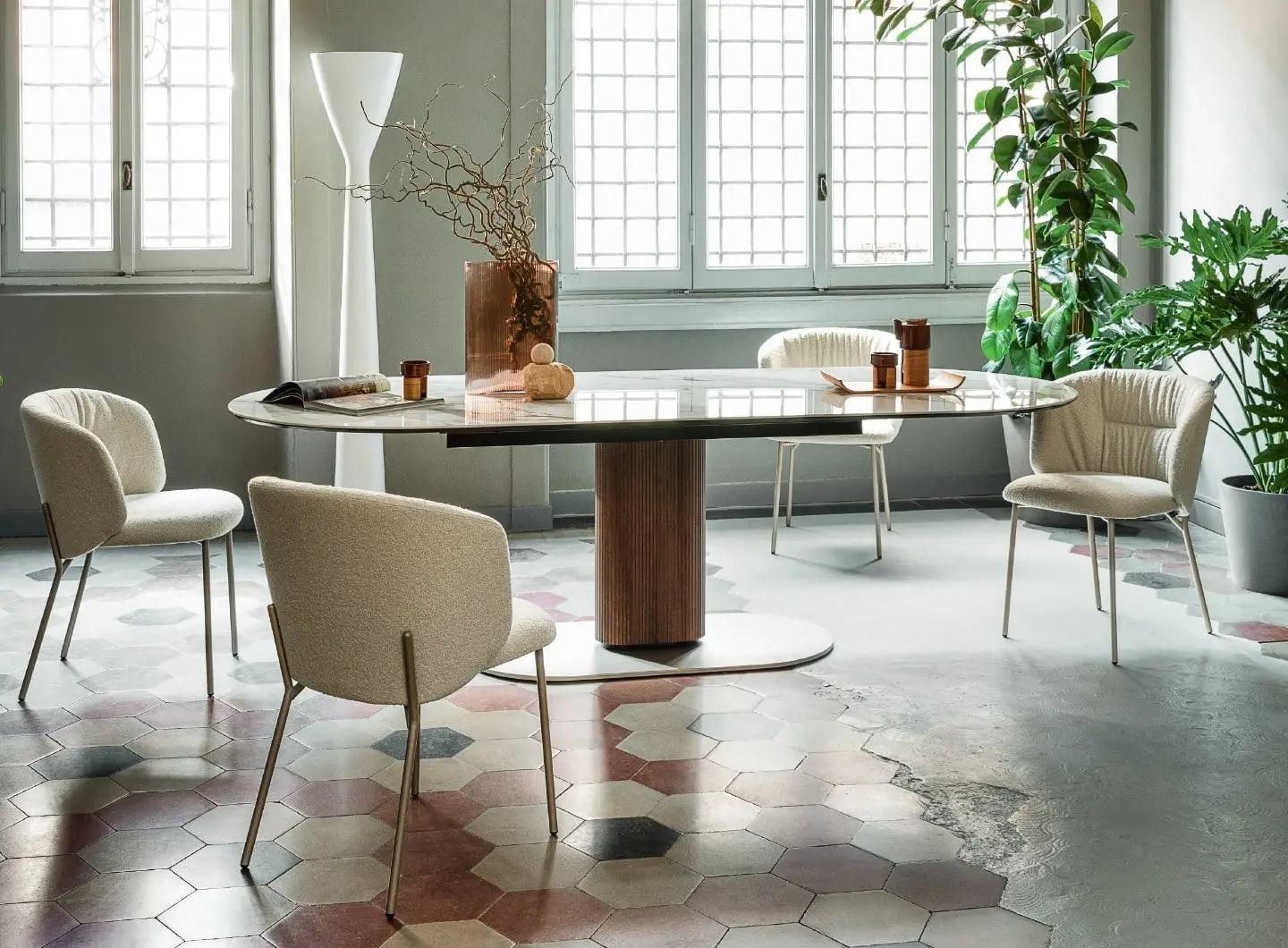 Stół CAMEO antracytowy marmur Calligaris Eye on Design