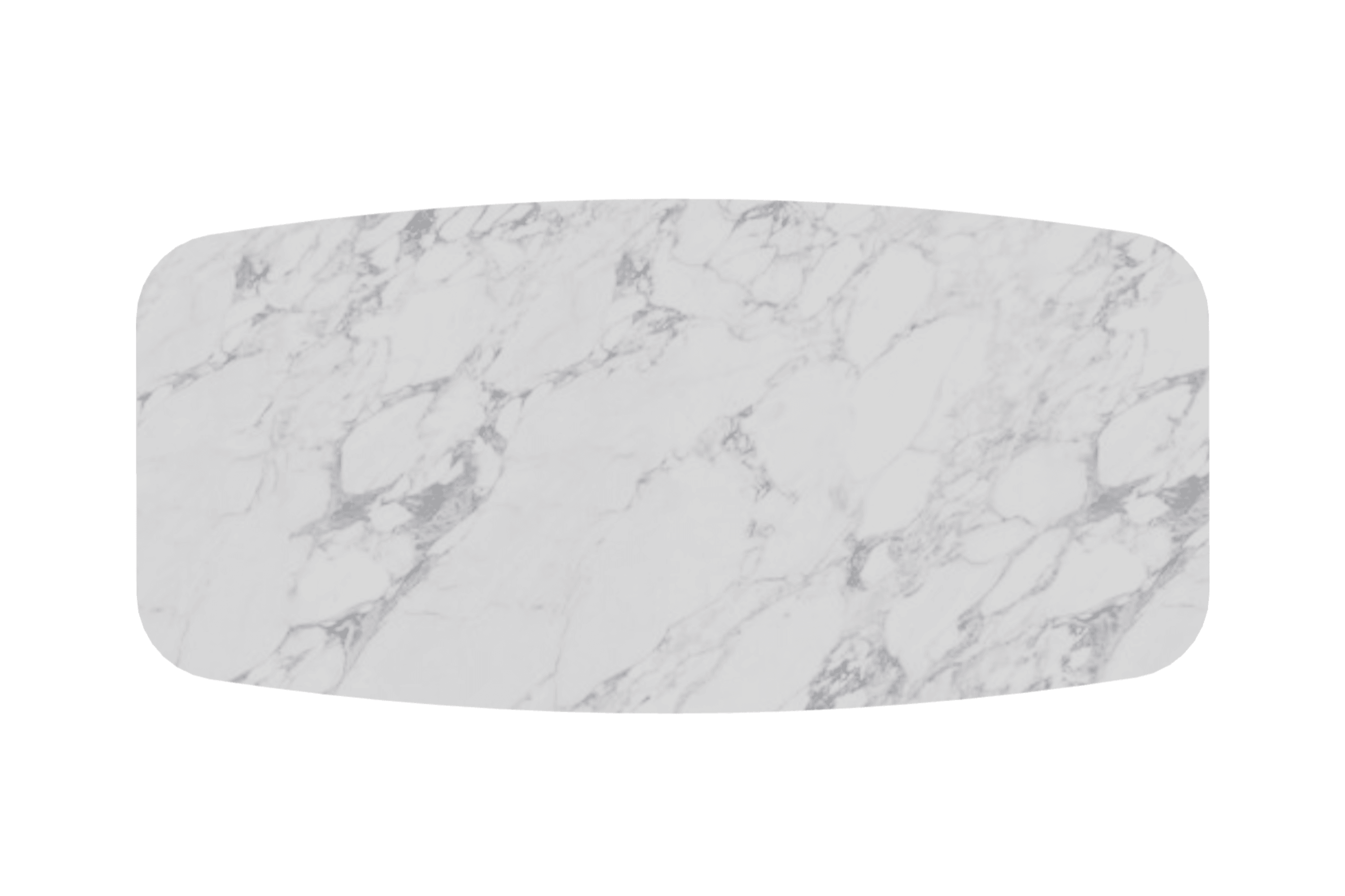 Stół CARTESIO biały marmur z metalową podstawą Calligaris Eye on Design