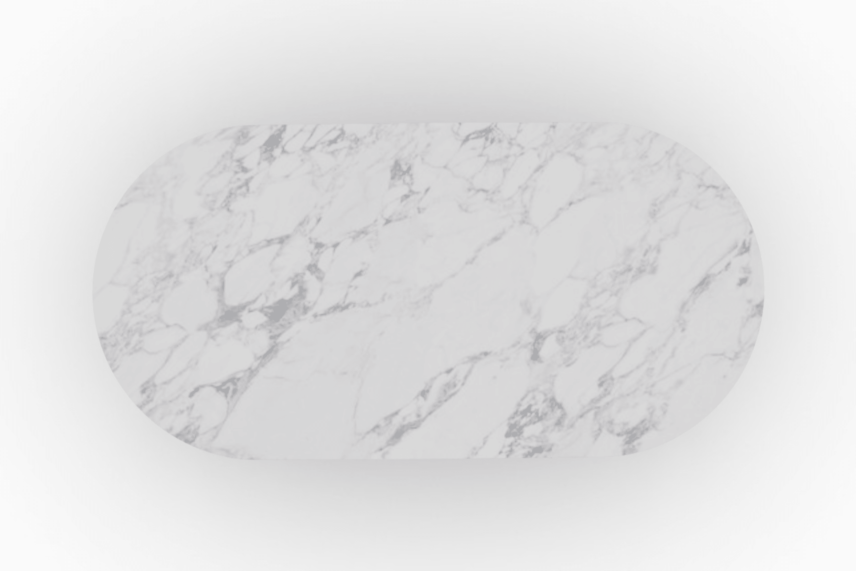 Stół elipsa ABREY biały marmur Calligaris Eye on Design