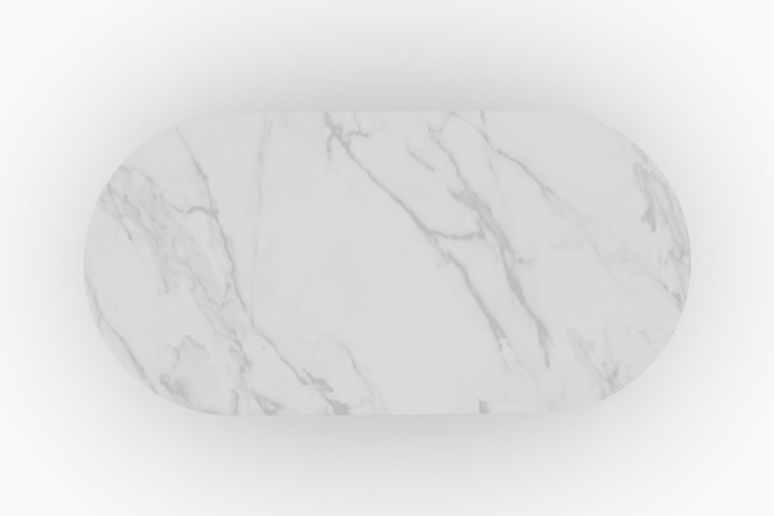 Stół elipsa ABREY kremowy marmur Calligaris Eye on Design