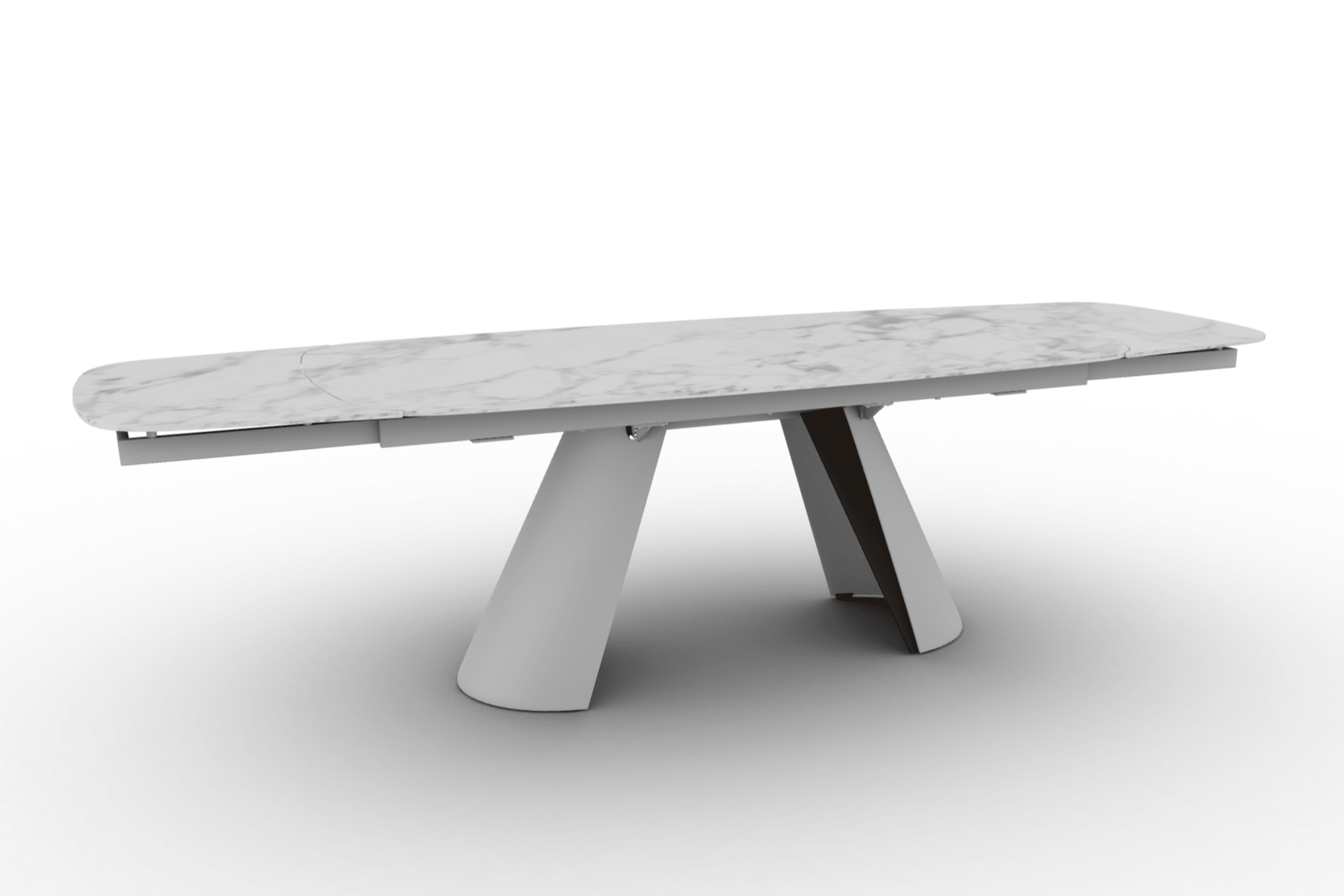 Stół elipsa rozkładany APIAN biały marmur Calligaris Eye on Design