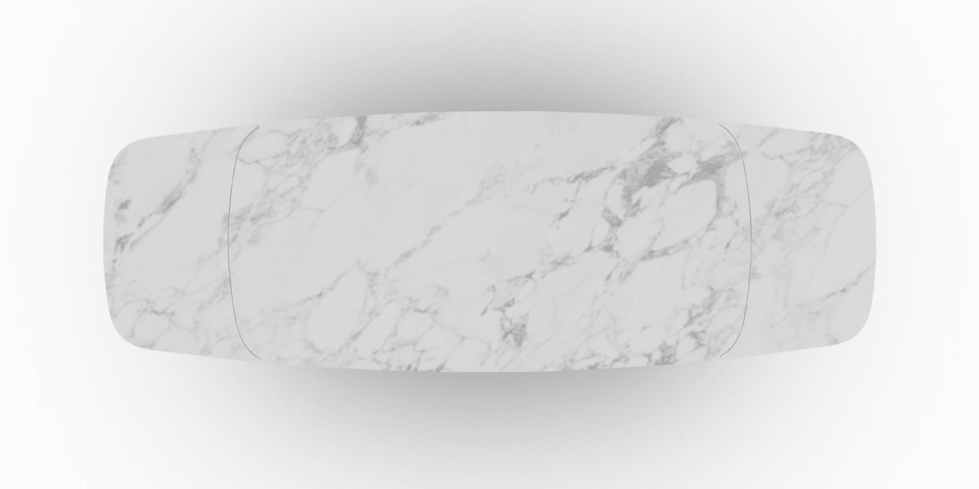 Stół elipsa rozkładany APIAN biały marmur Calligaris Eye on Design