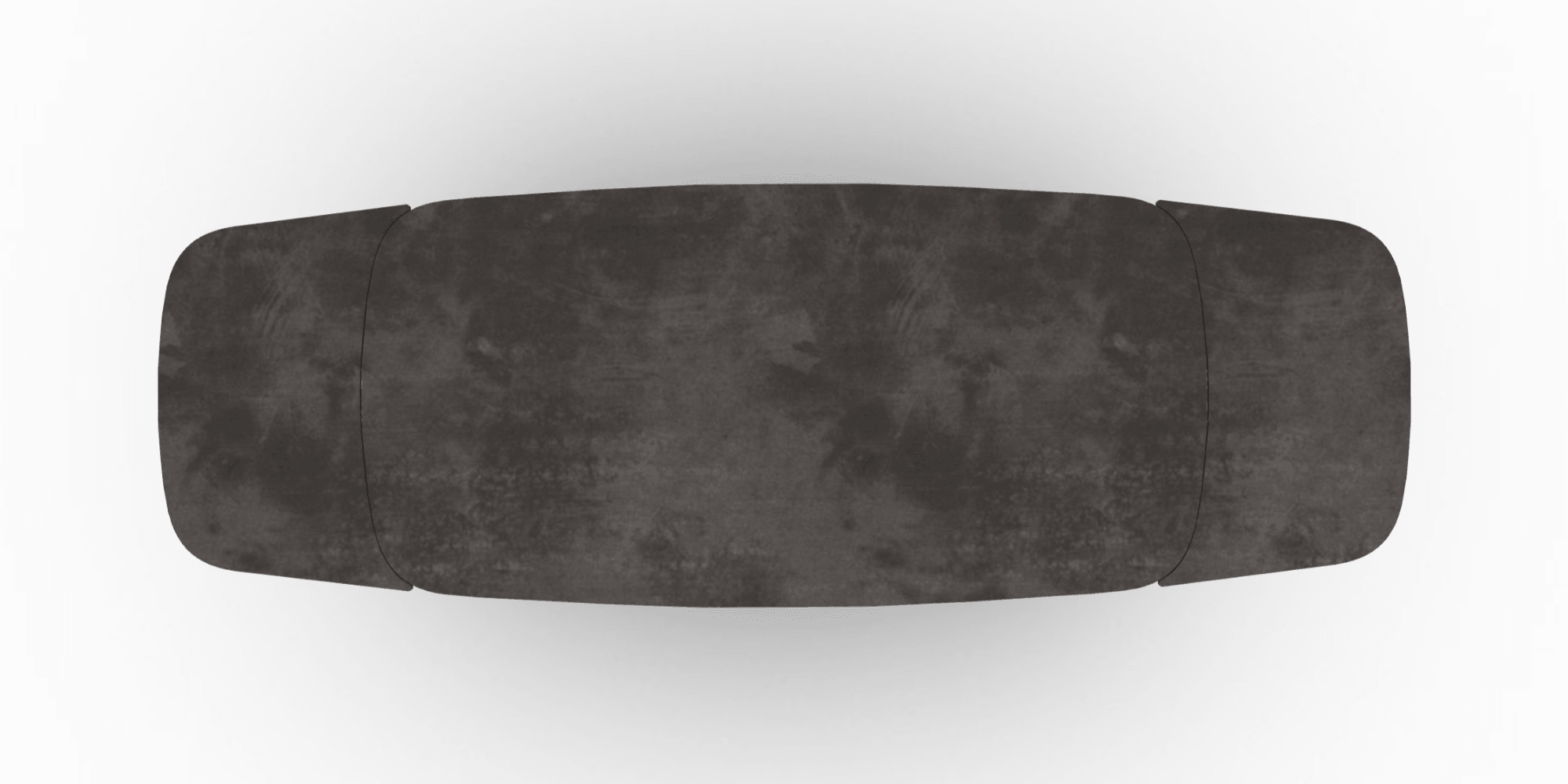 Stół elipsa rozkładany APIAN ciemnoszara ceramika Calligaris Eye on Design